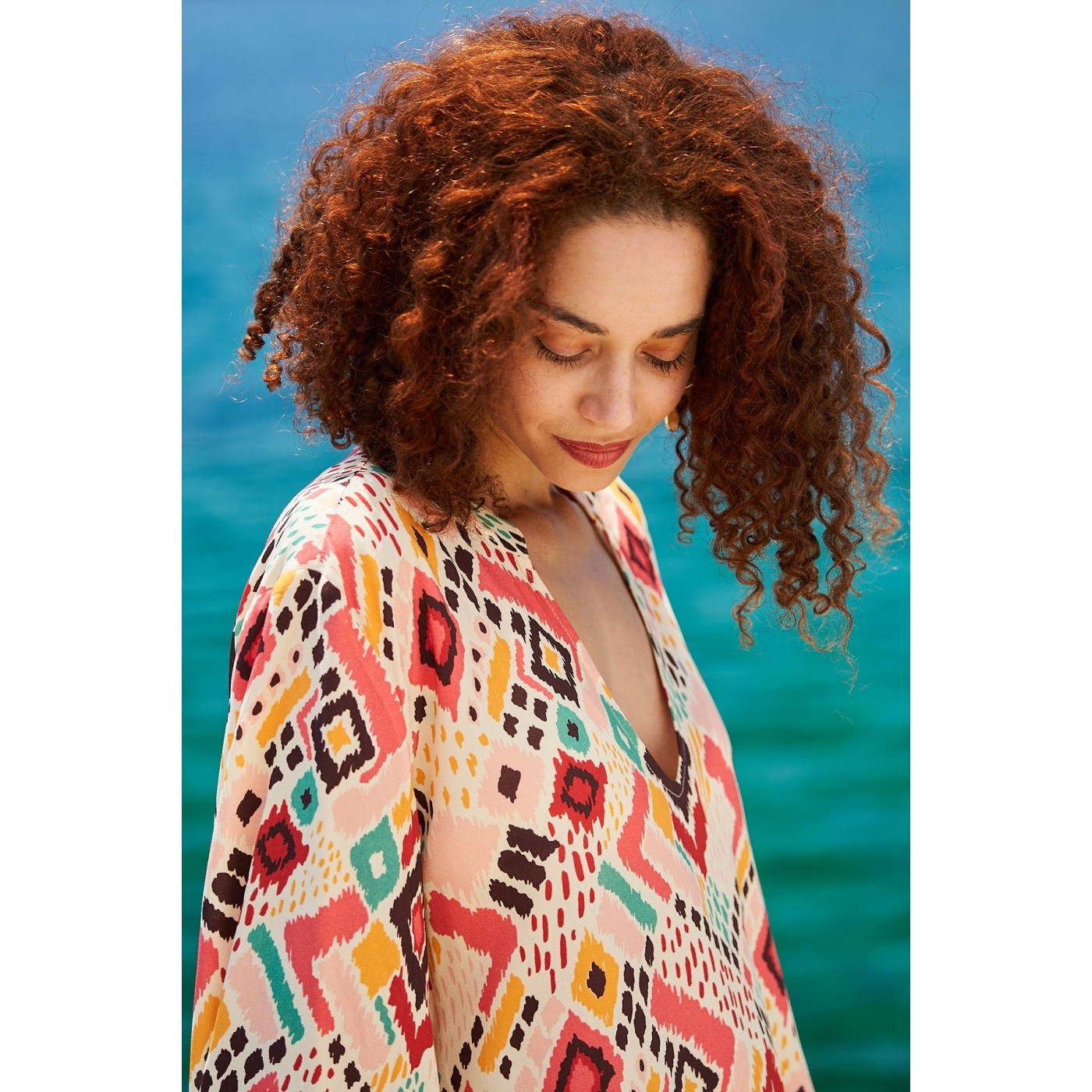 KOKKOSAMMOU Short Kaftan Mexico — Dresses from Toolittle — additional view 5