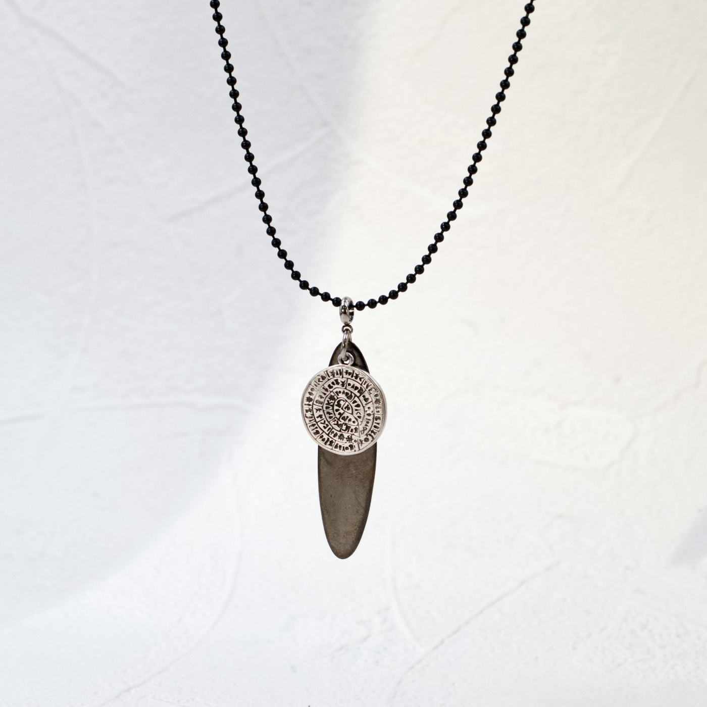Phaistos Disc Men's Necklace — Necklaces from Toolittle — additional view 3