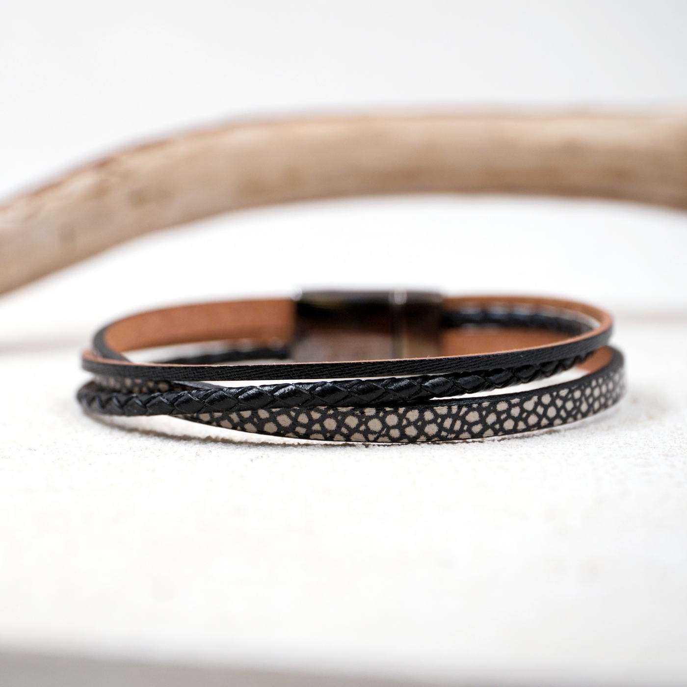 Triple Line Men's Bracelet