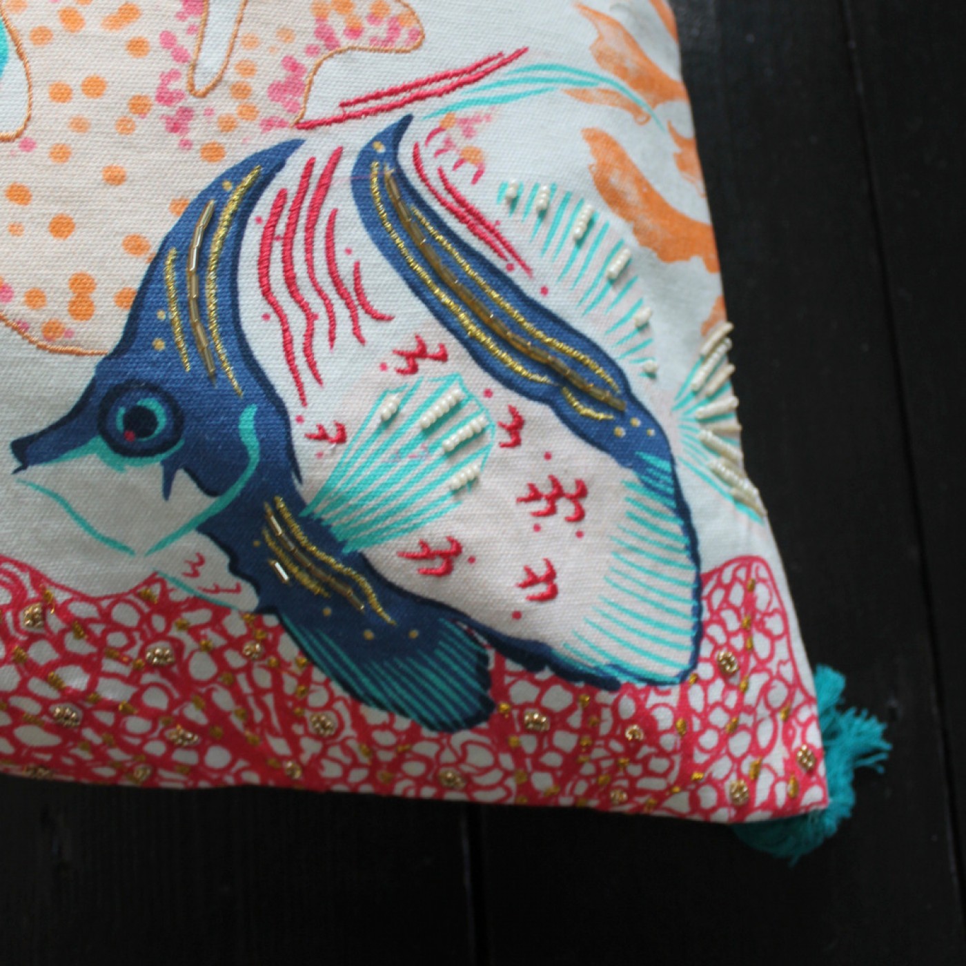 Coral Sea Cushion — Cushions & pillows from Toolittle — additional view 6
