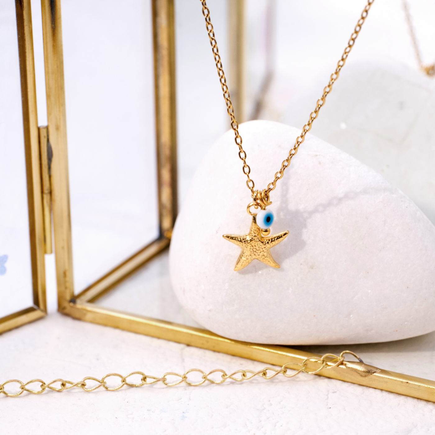 Inox Starfish Chain Necklace — Necklaces from Toolittle — additional view 4