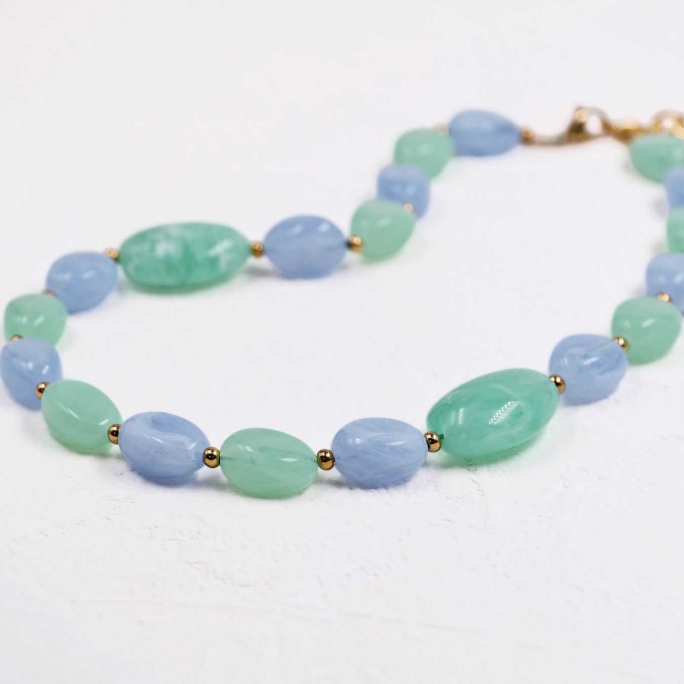 Stainless Steel Jewelry: Handmade Stone Necklace — Necklaces from Toolittle — additional view 4