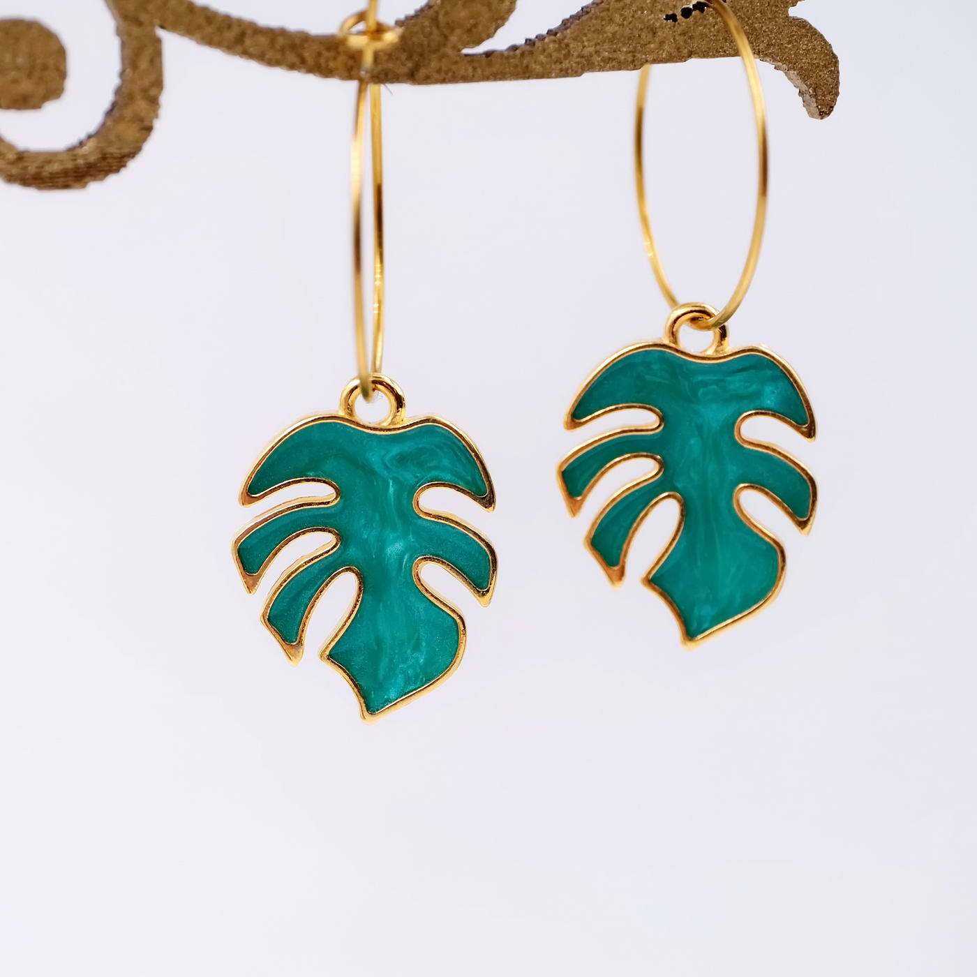 Inox hoops with enamel — Earrings from Toolittle — additional view 3