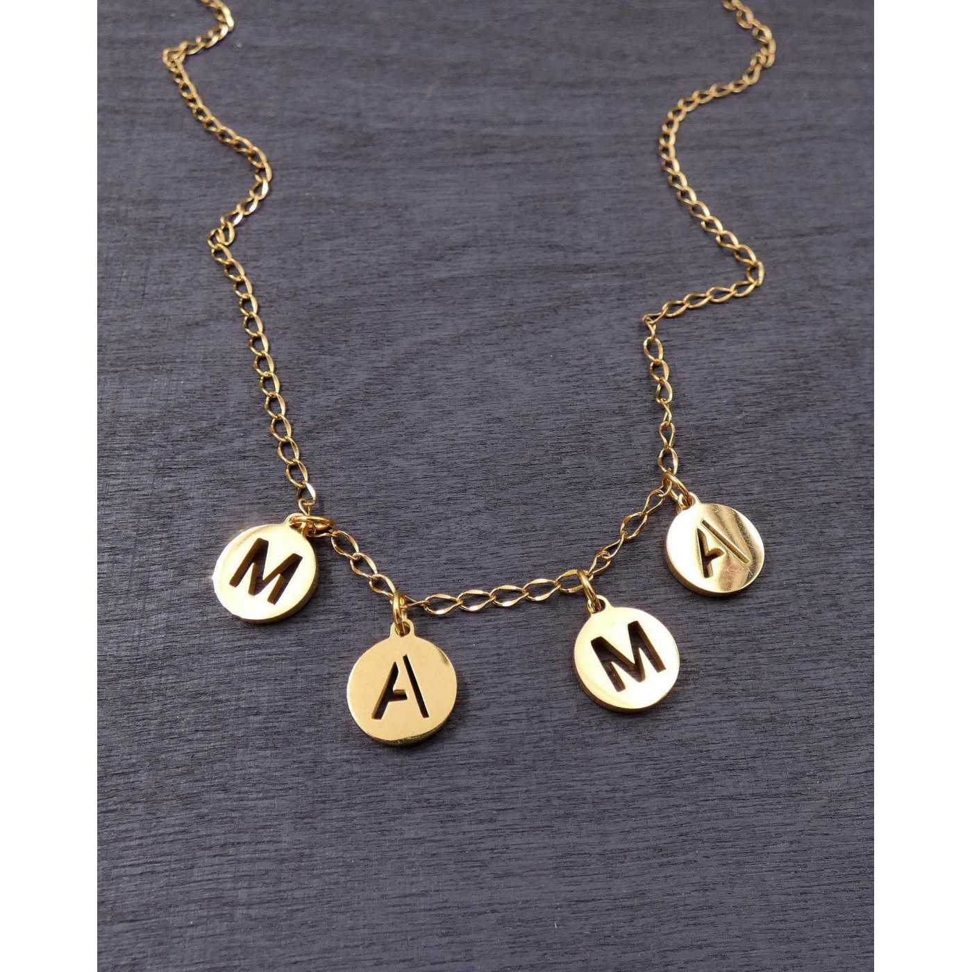 Stainless Steel "MAMA" Necklace — Necklaces from Toolittle — additional view 3