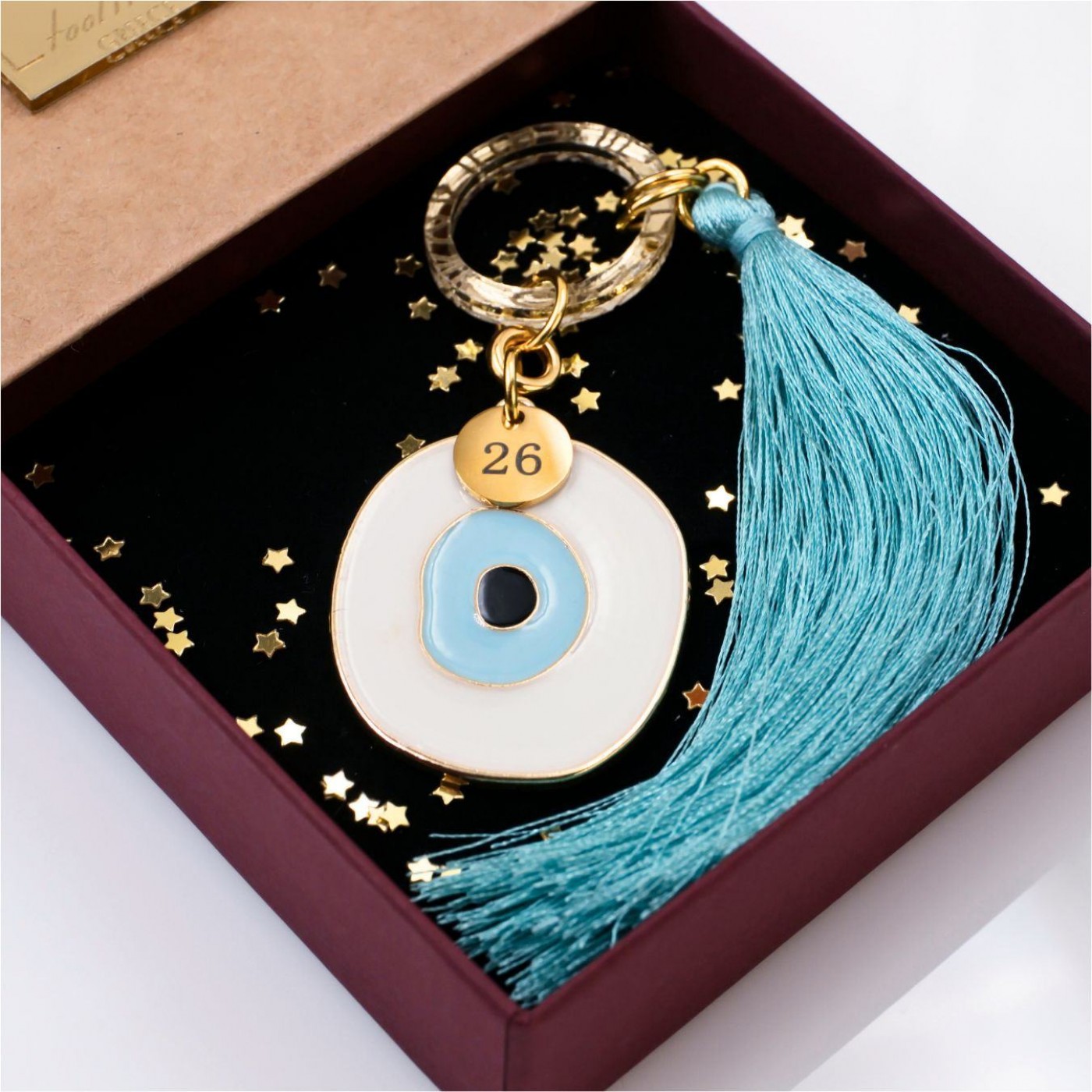 2026 Handmade Lucky Charm: Evil Eye in a Gift Box — Pendants & charms from Toolittle — additional view 3