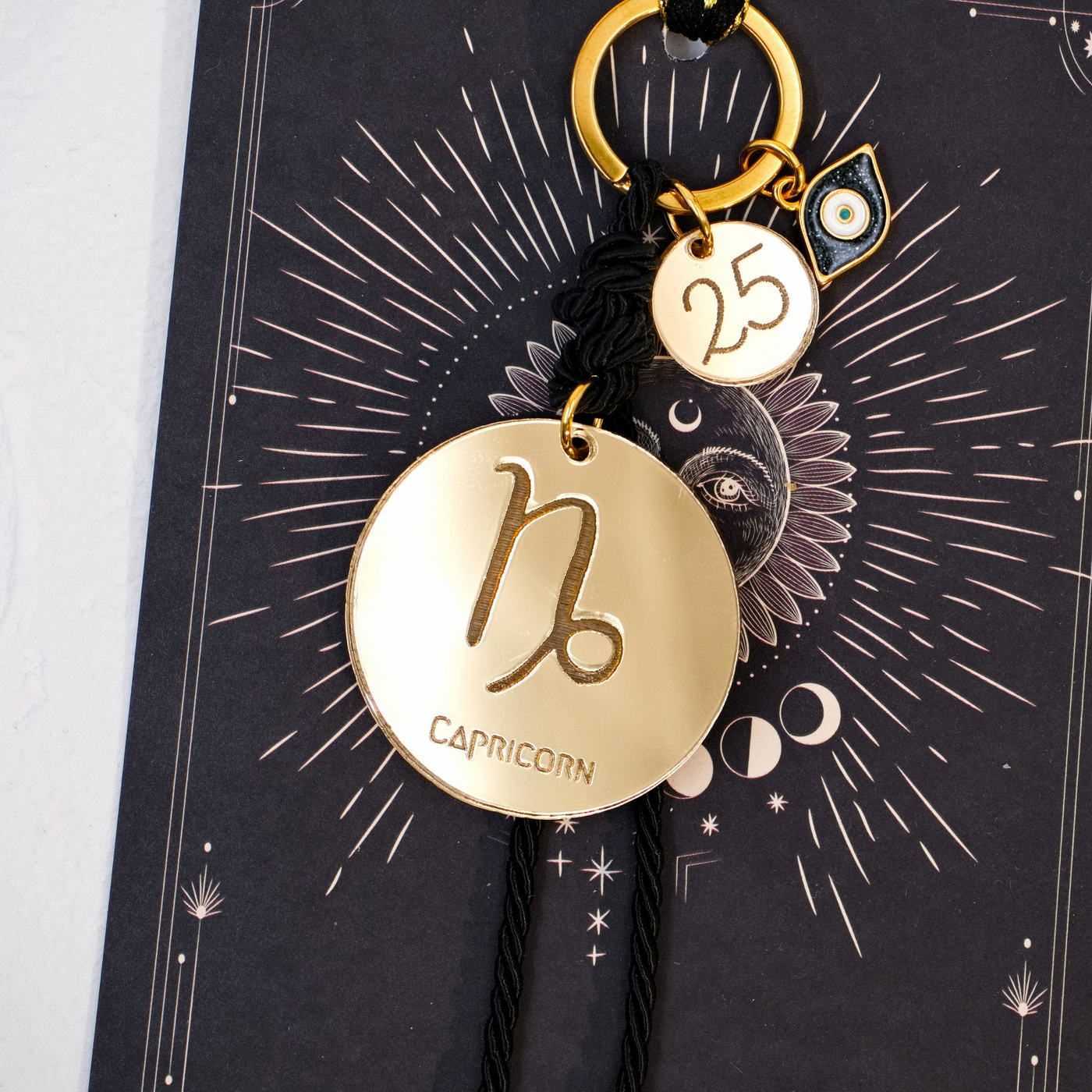 Capricorn Sign Lucky Keychain — Pendants & charms from Toolittle — additional view 2