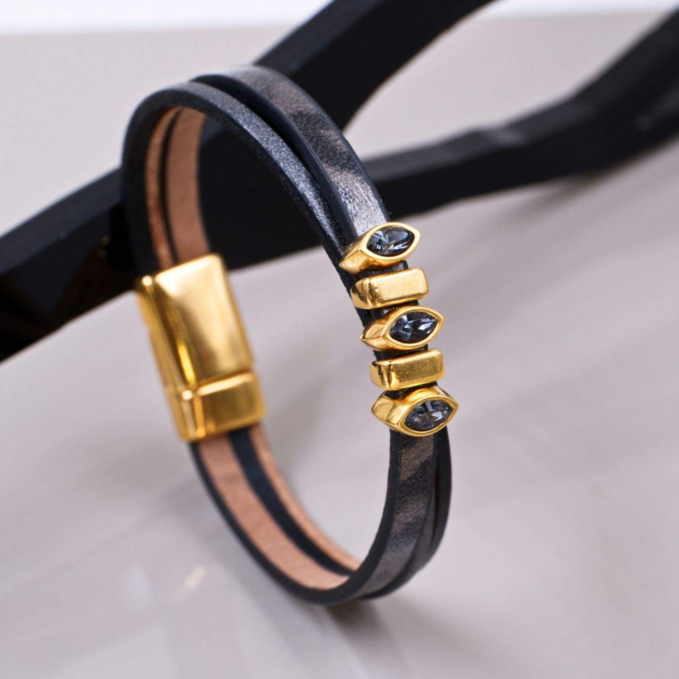 Animal Print Leather Bracelet — Bracelets from Toolittle — additional view 3