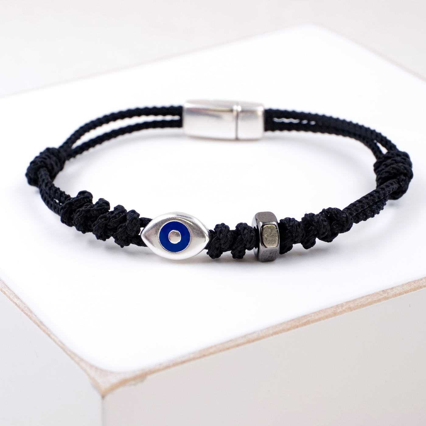 Men's Cord & Eye Bracelet — Bracelets from Toolittle — additional view 2