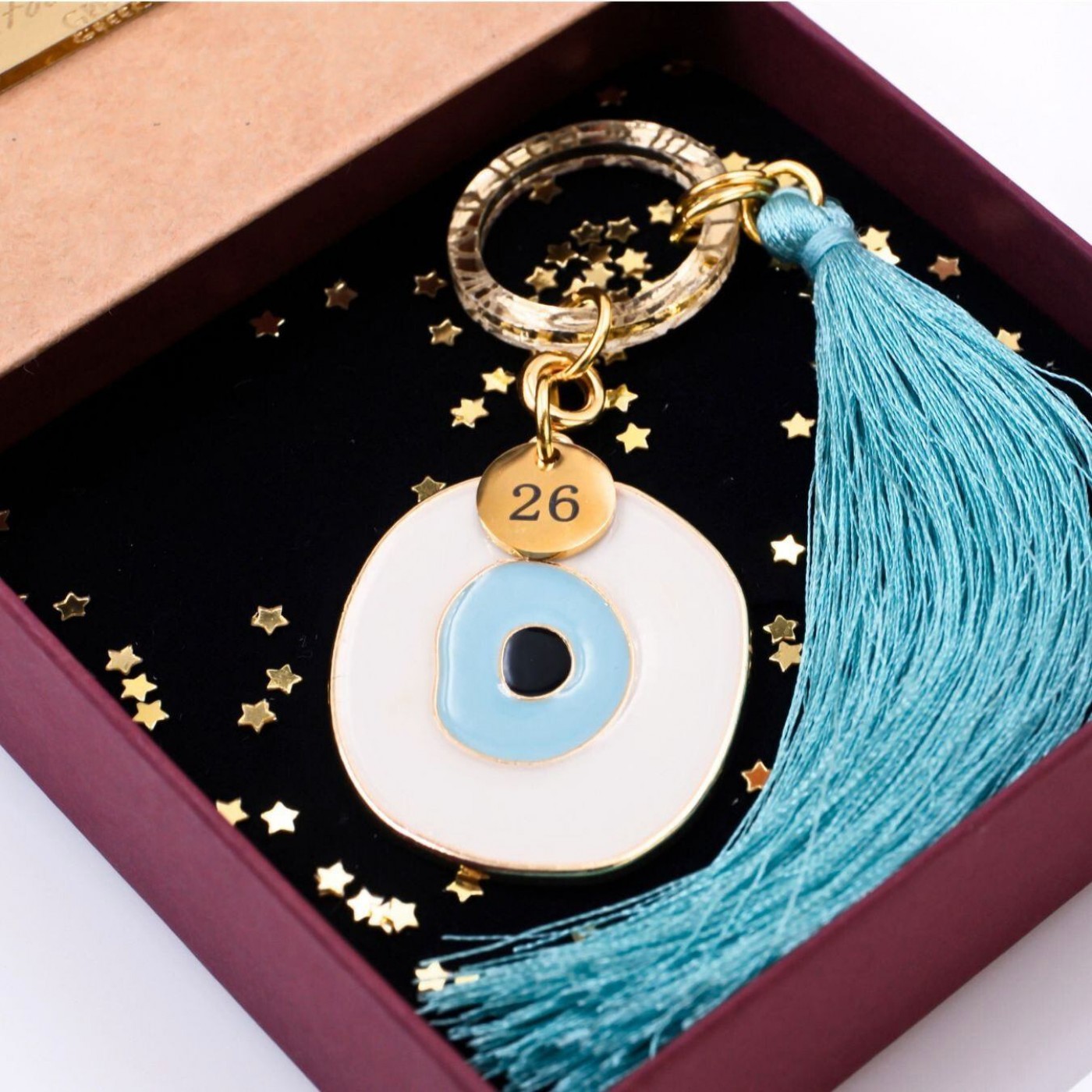 2026 Handmade Lucky Charm: Evil Eye in a Gift Box — Pendants & charms from Toolittle — additional view 4