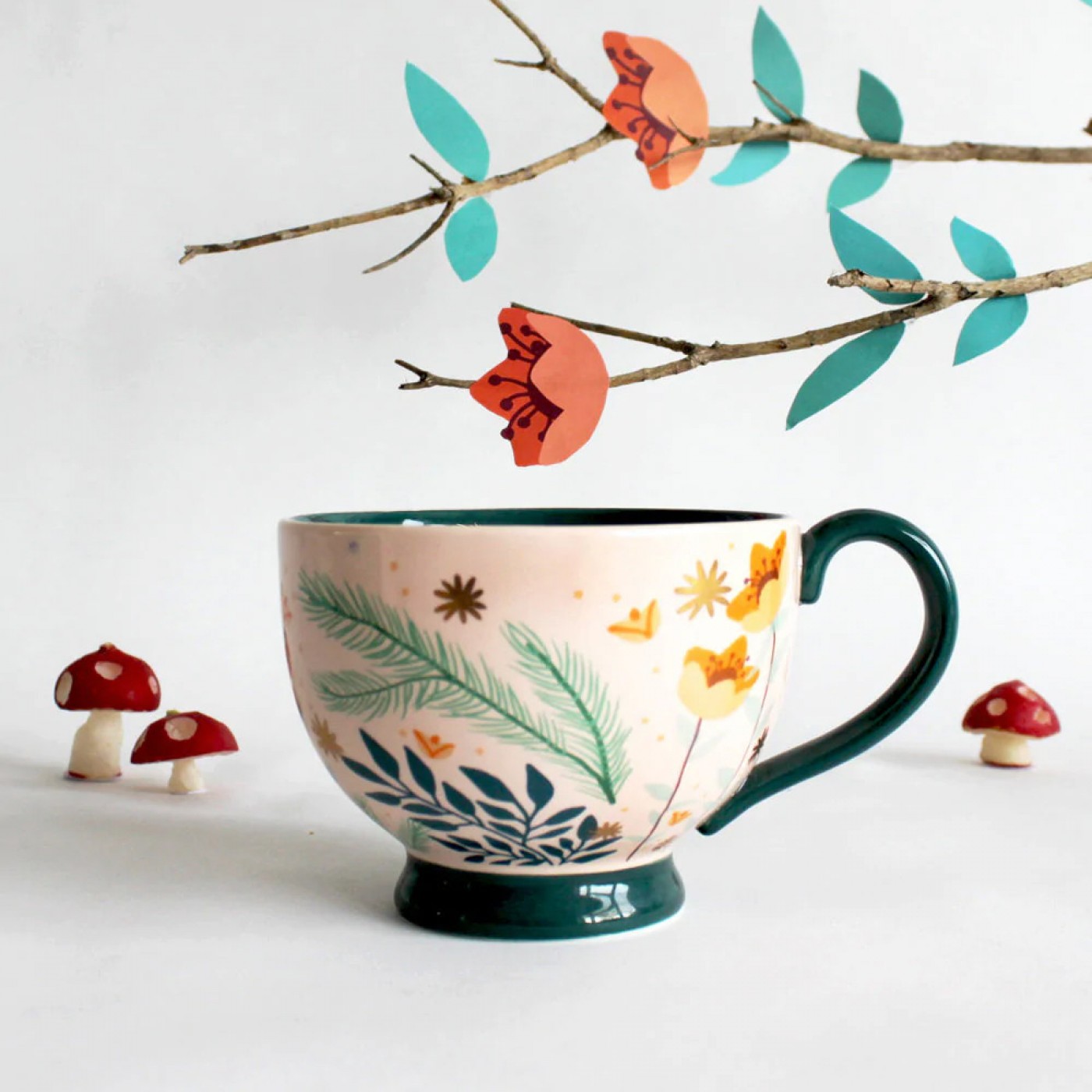 Secret Garden Rabbit Teacup — Ceramics & pottery from Toolittle — additional view 2