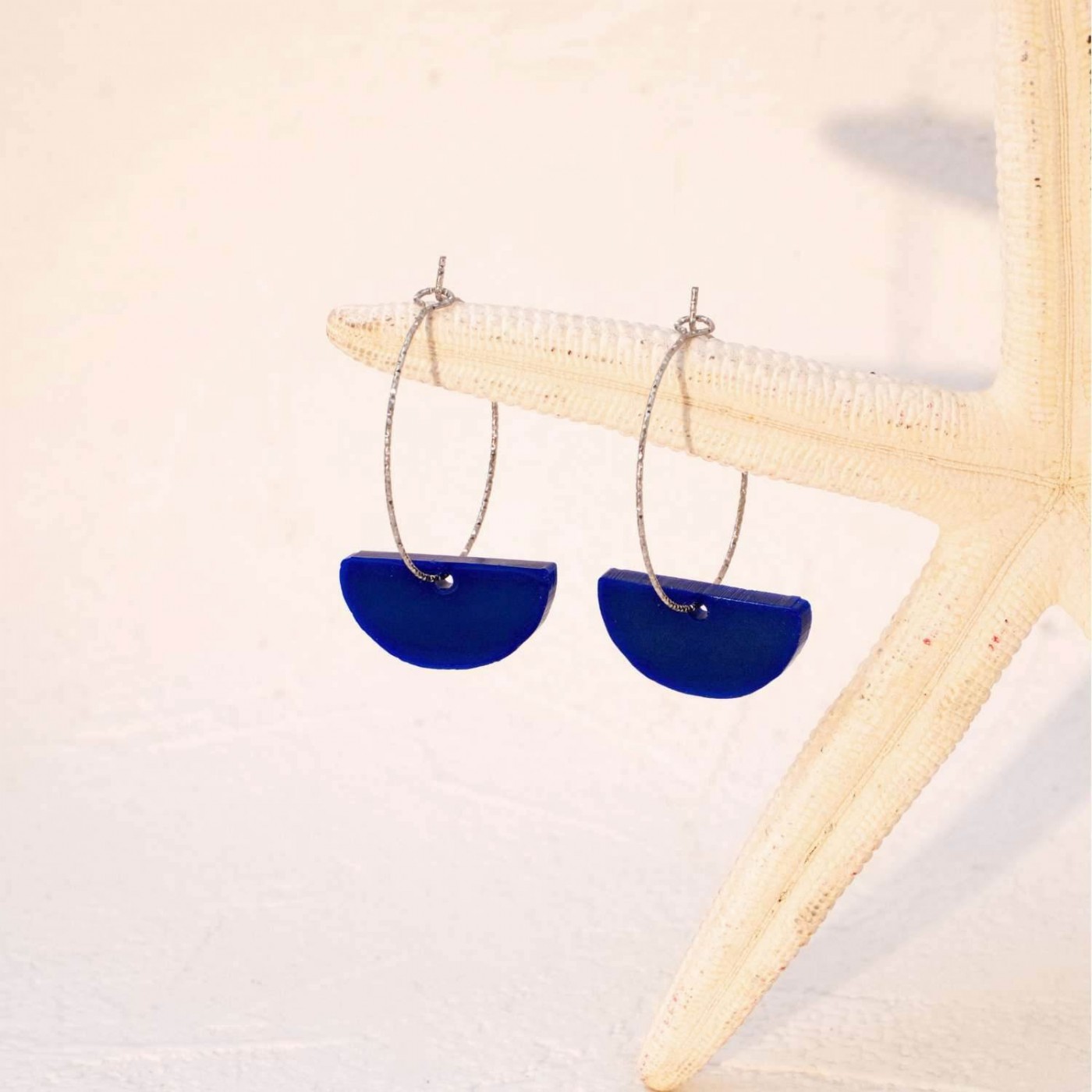 Plexiglass Hoop Earrings — Earrings from Toolittle — additional view 2