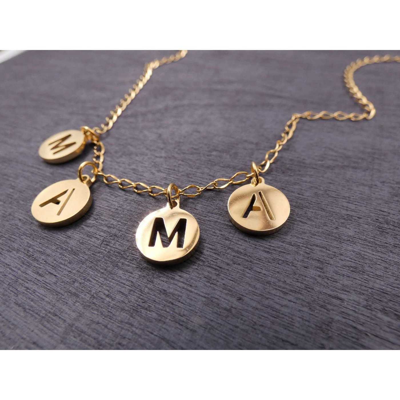 Stainless Steel "MAMA" Necklace — Necklaces from Toolittle — additional view 4