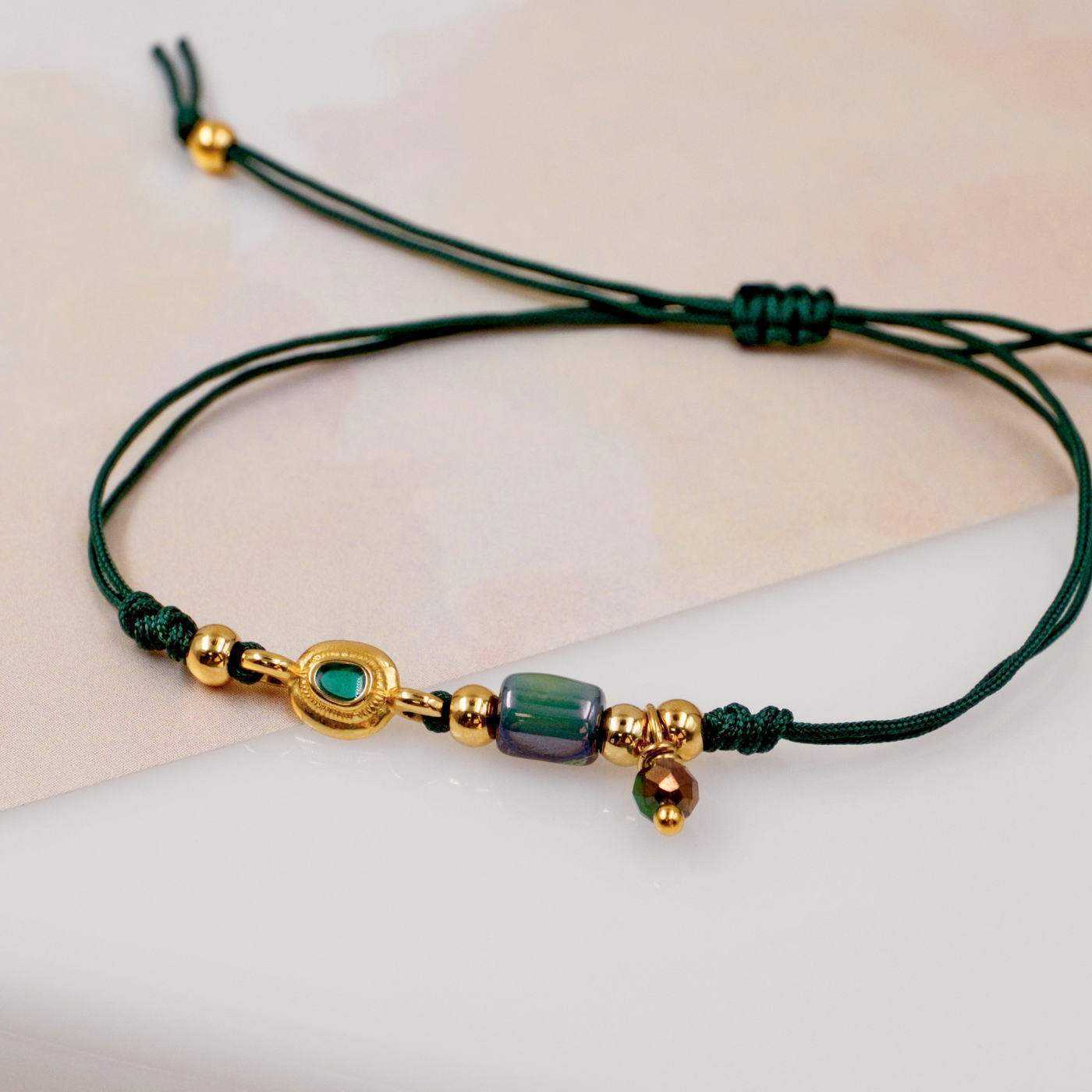 Green Cord Makrame Bracelet — Bracelets from Toolittle — additional view 5