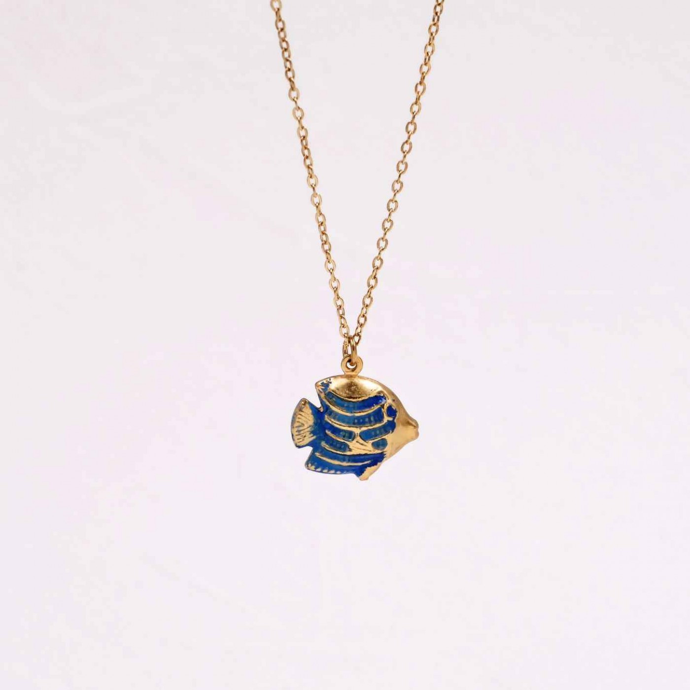 Stainless Steel Jewelry: Tropical Fish Necklace — Necklaces from Toolittle — additional view 5