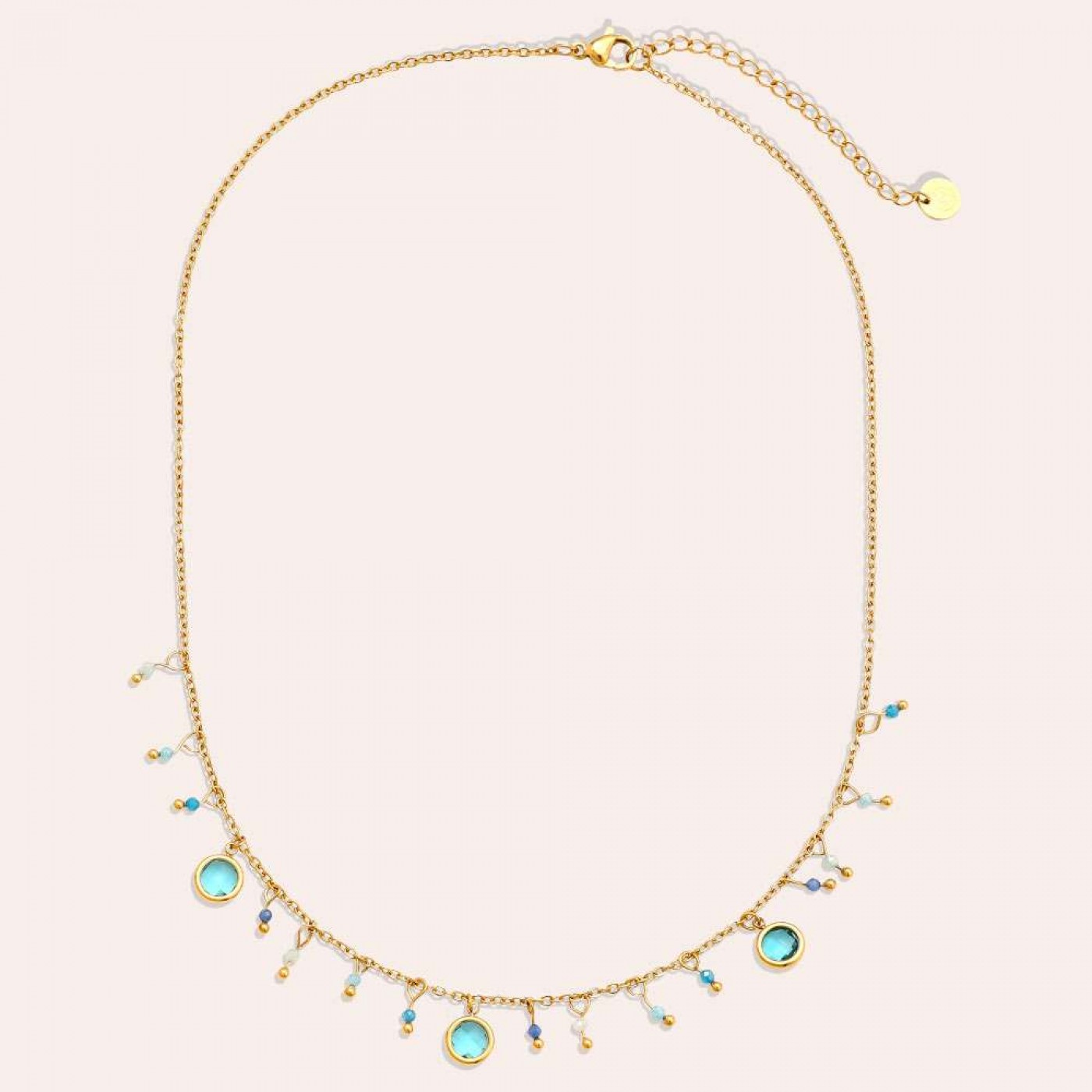 Stainless Steel Jewelry: Necklace with Crystals — Necklaces from Toolittle — additional view 3
