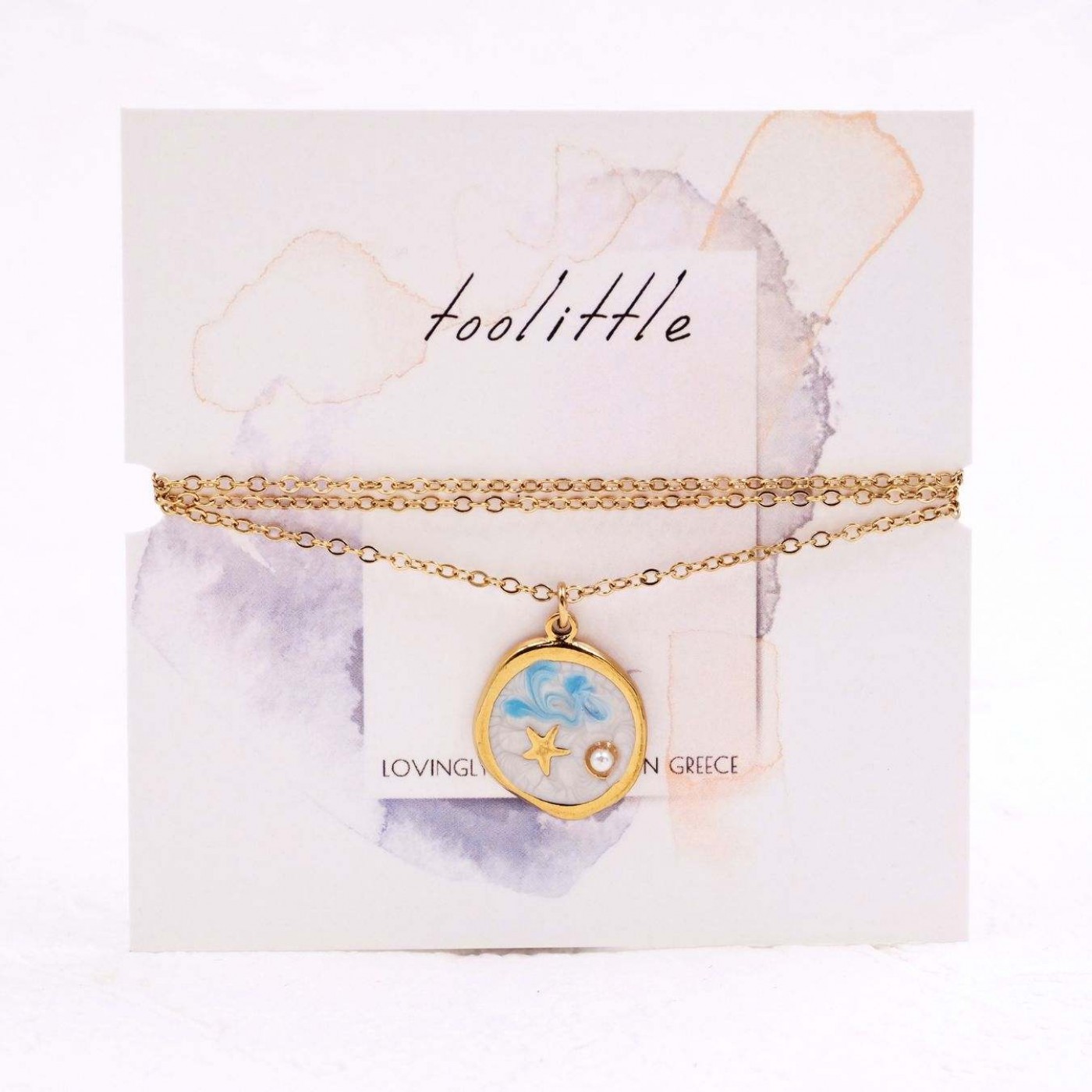 Stainless Steel Jewelry: Mother of Pearl Necklace | Starfish — Necklaces from Toolittle — additional view 2