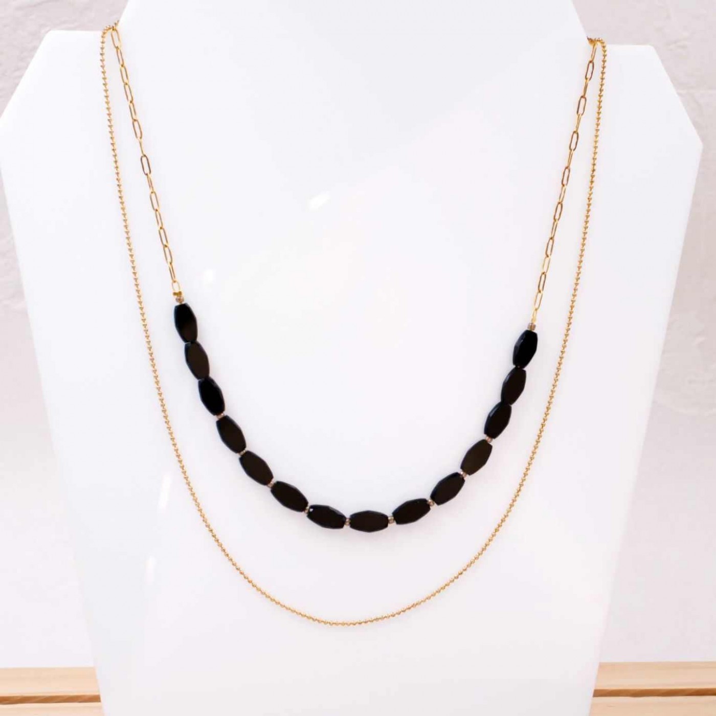 Crystal Jewelry: Handmade Layered Necklace — Necklaces from Toolittle — additional view 2