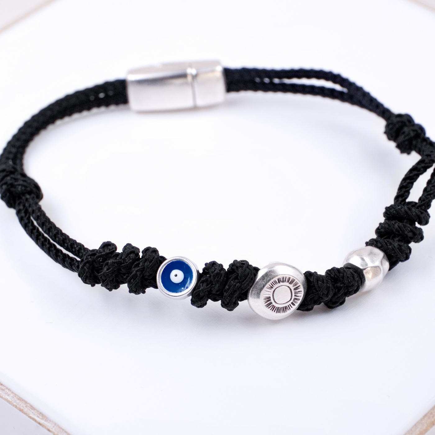 Men's Cord & Eye Bracelet — Bracelets from Toolittle — additional view 3