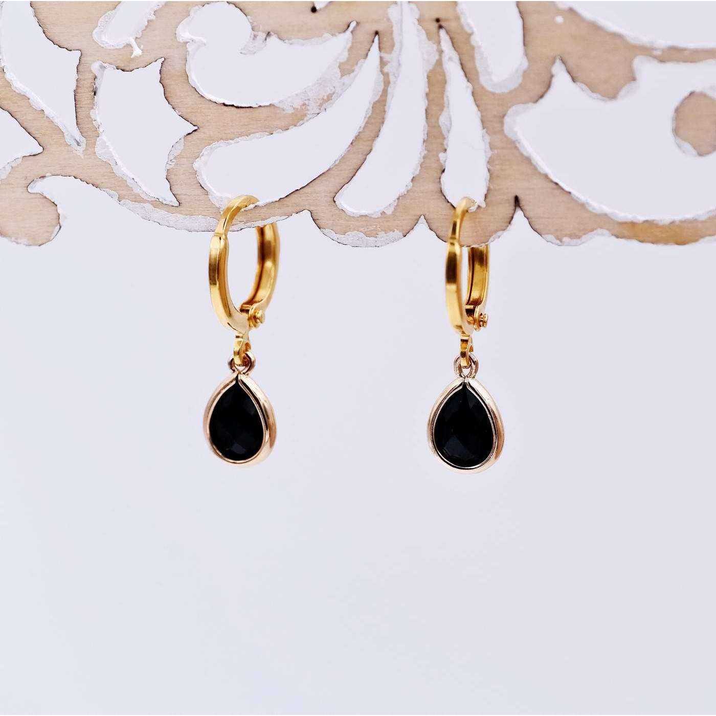 Earrings with Austrian crystals — Earrings from Toolittle — additional view 2