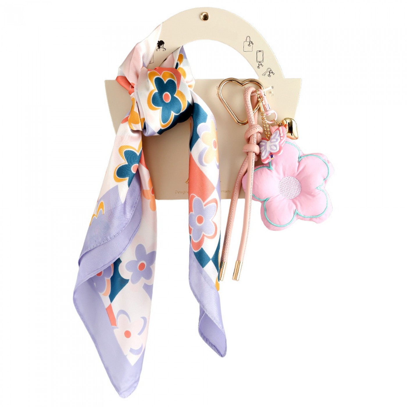 Bag Charm & Scarf — Scarves & wraps from Toolittle — additional view 2