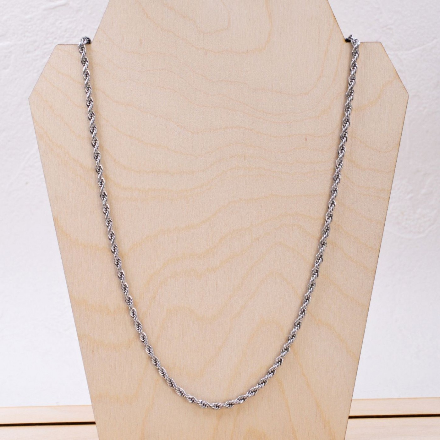 Statement Necklace with Wide Steel Chain — Necklaces from Toolittle — additional view 3
