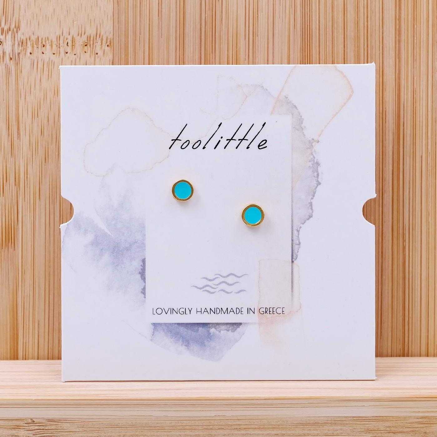 Stud earrings Candy Dots — Earrings from Toolittle — additional view 2