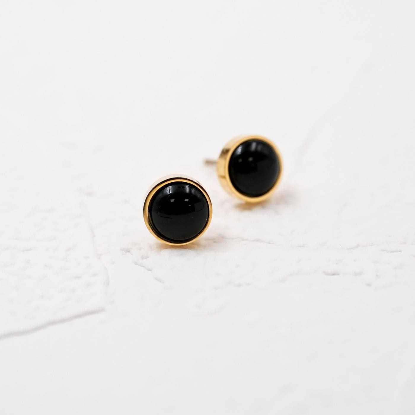 Stud Earrings Inox Dots — Earrings from Toolittle — additional view 3