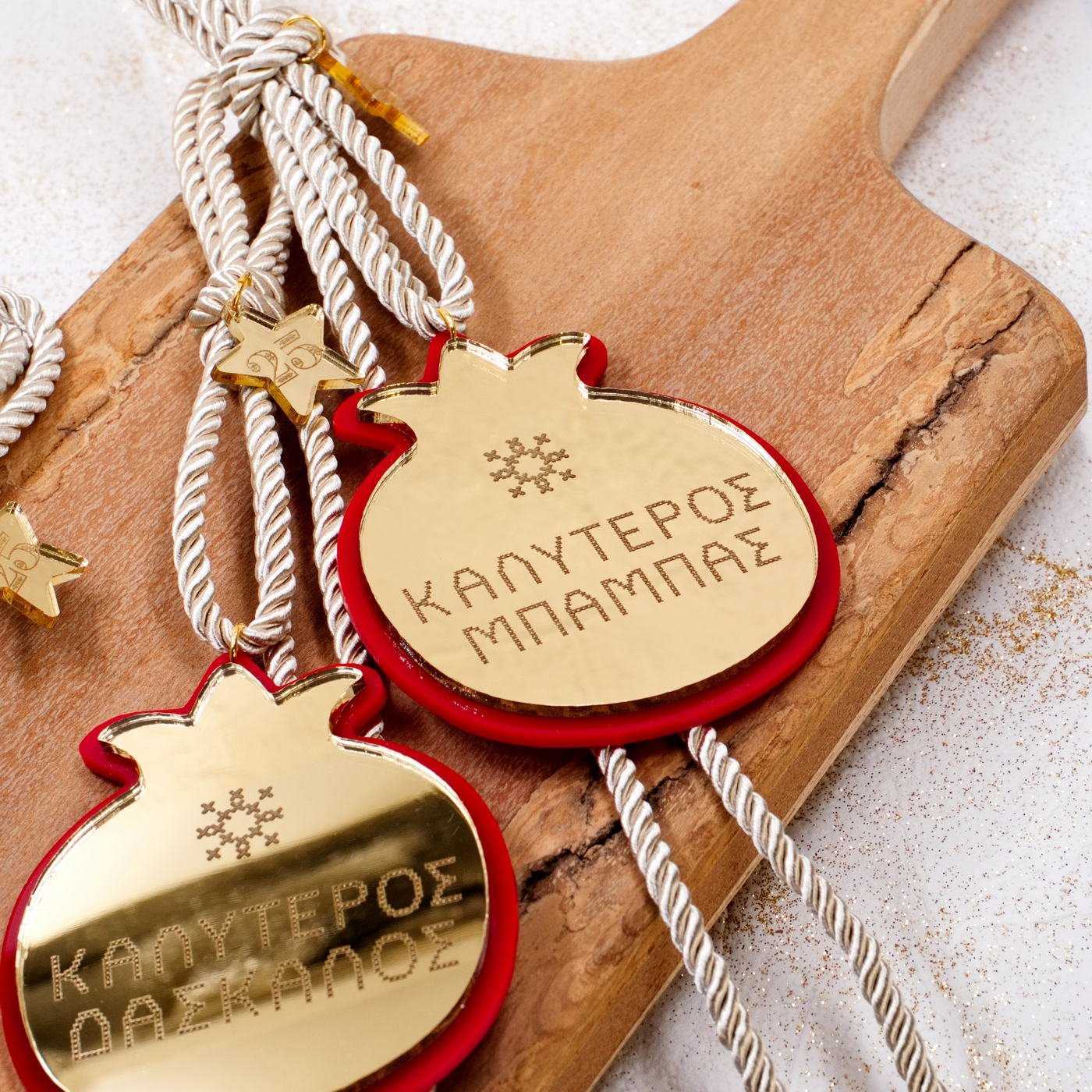 Men's Personalized Pomegranate Lucky Charm — Pendants & charms from Toolittle — additional view 3