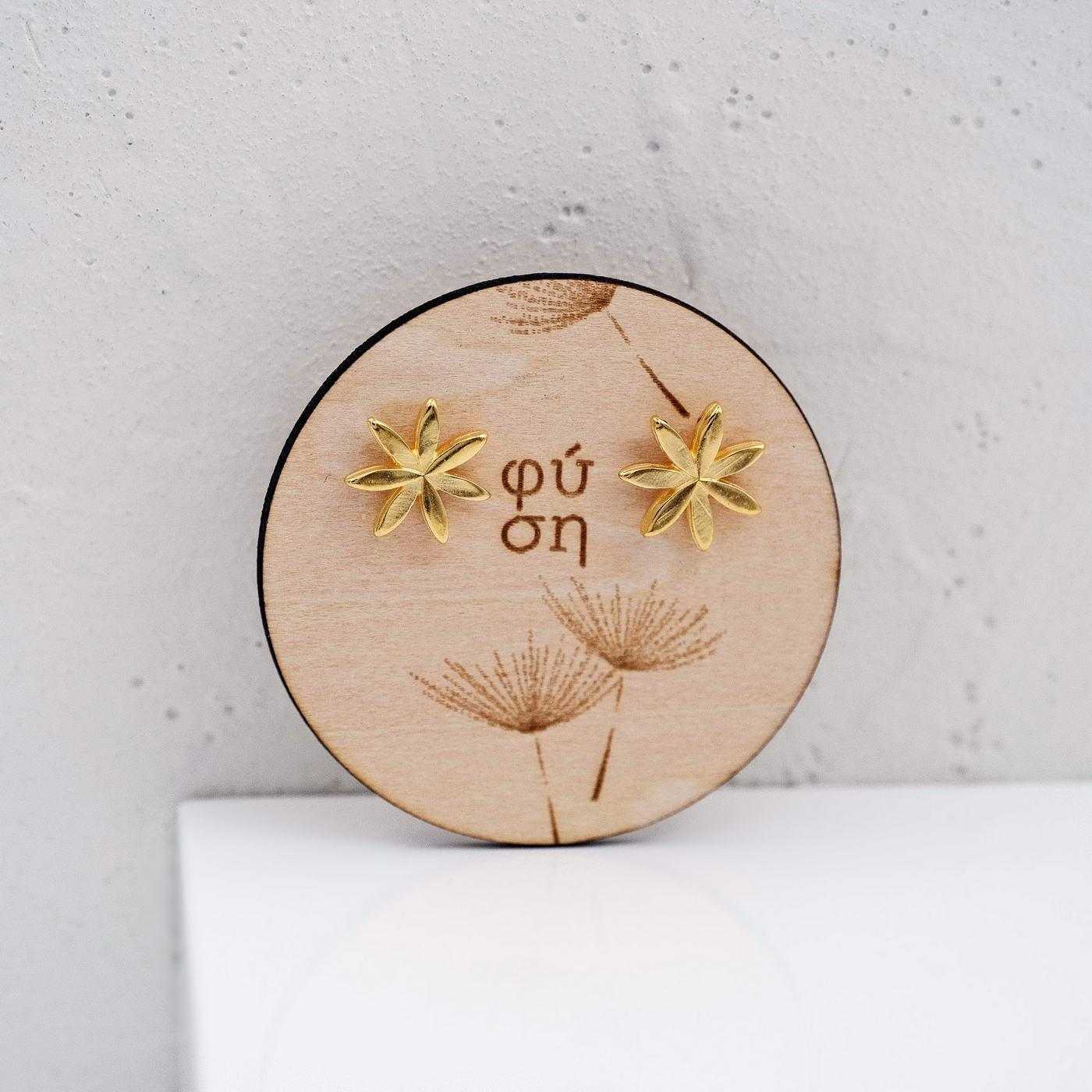 "It's all Greek to me" Nature Earrings — Earrings from Toolittle — additional view 2