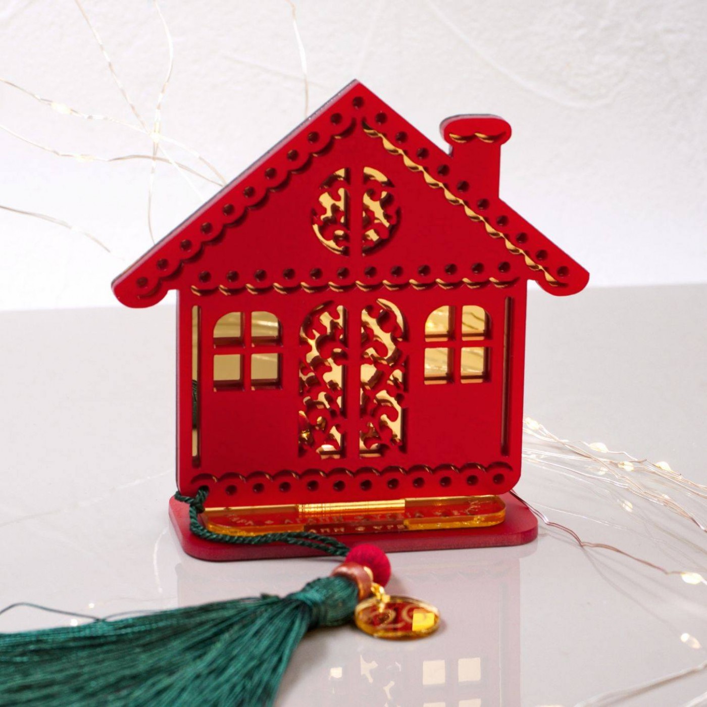 2026 Tabletop Lucky Charm – Plexiglass House — Pendants & charms from Toolittle — additional view 4