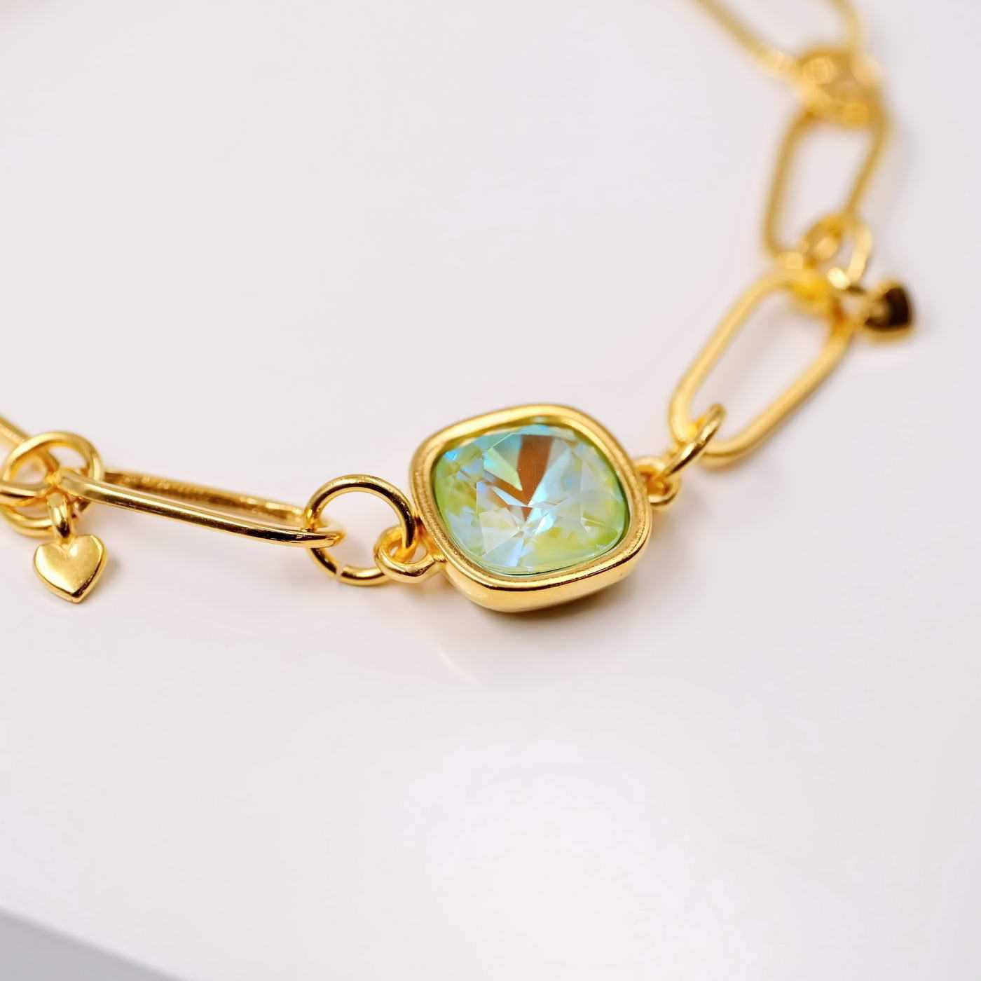 Chain bracelet with Austrian crystal — Bracelets from Toolittle — additional view 2