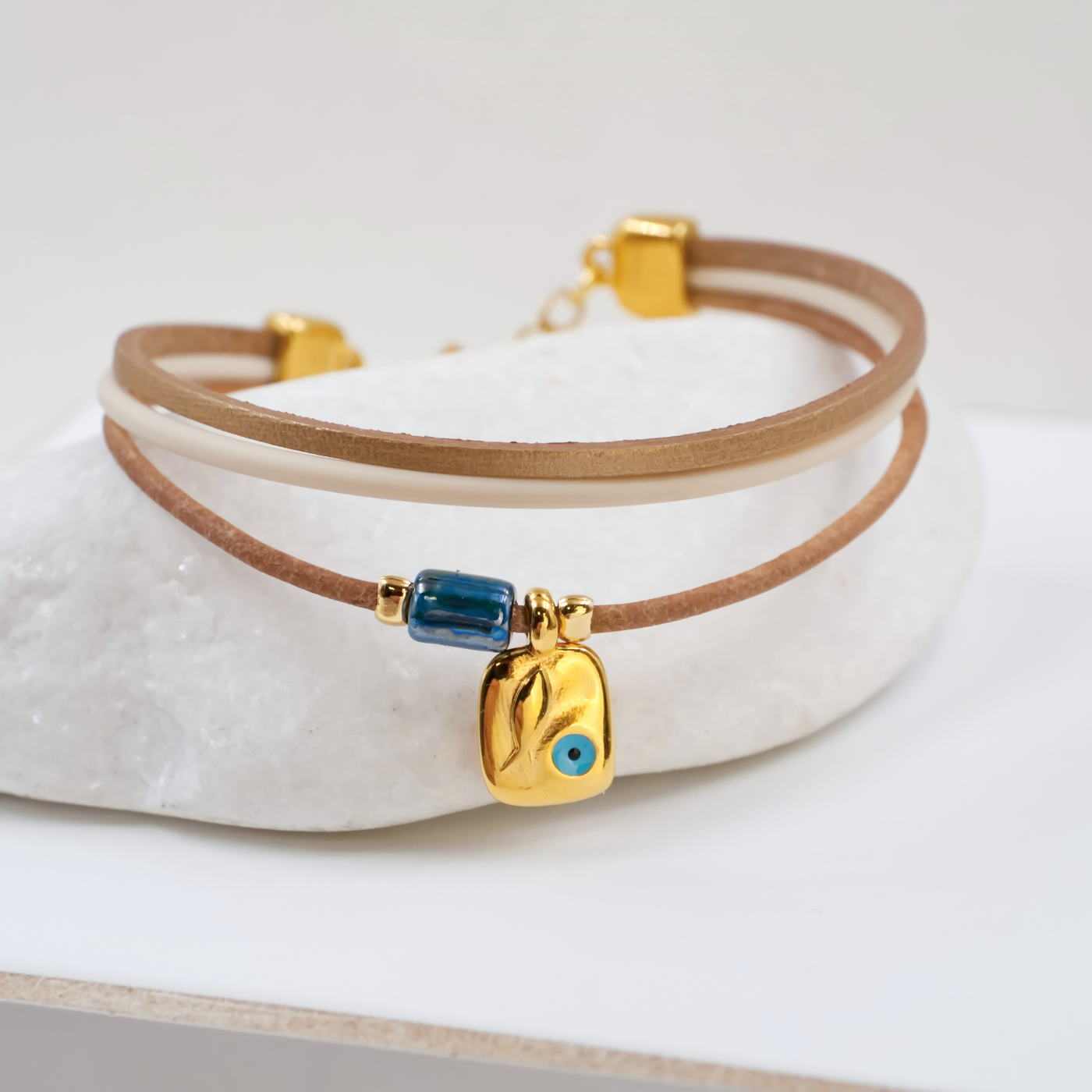 Leather & Cord Women's Bracelet — Bracelets from Toolittle — additional view 2