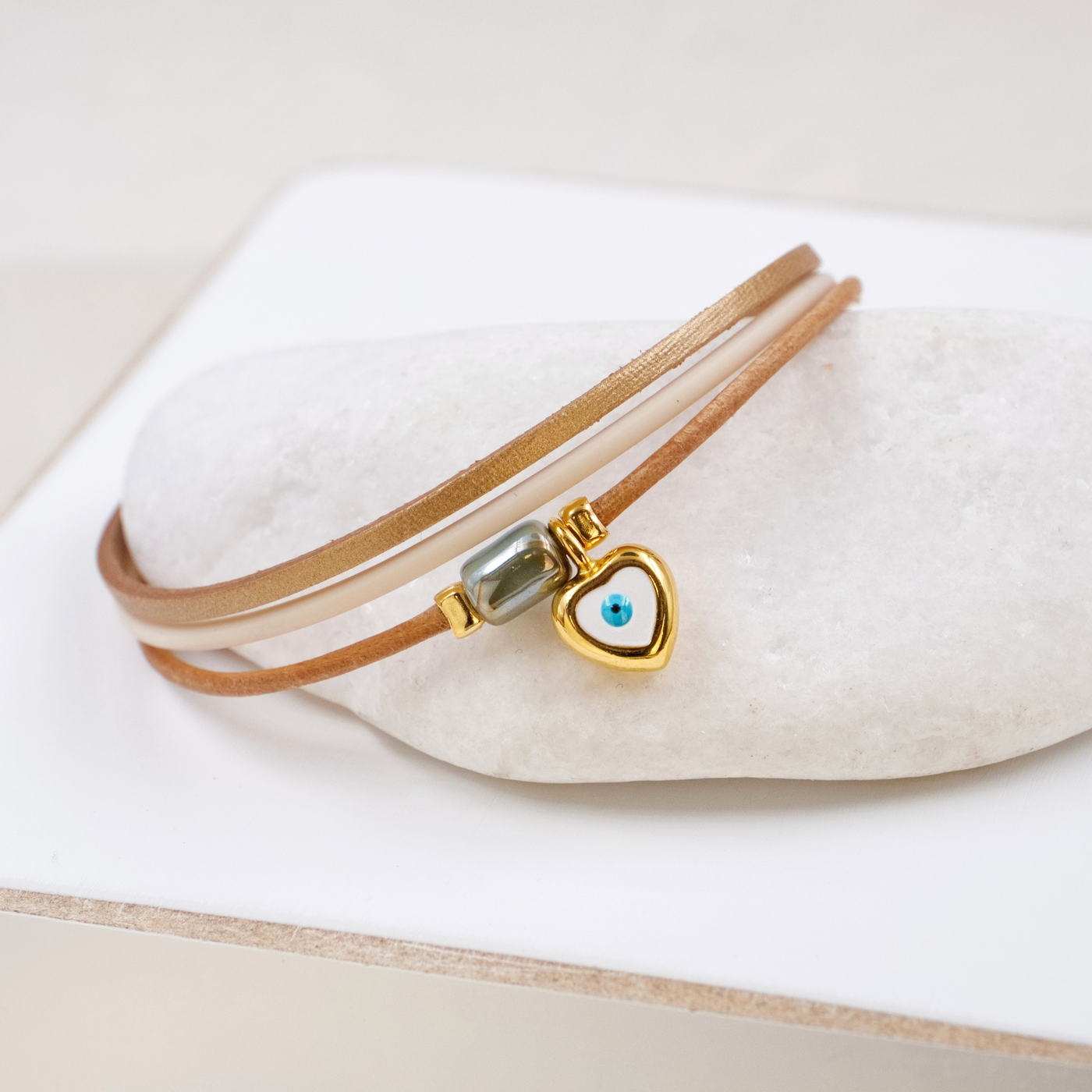 Leather & Cord Women's Bracelet