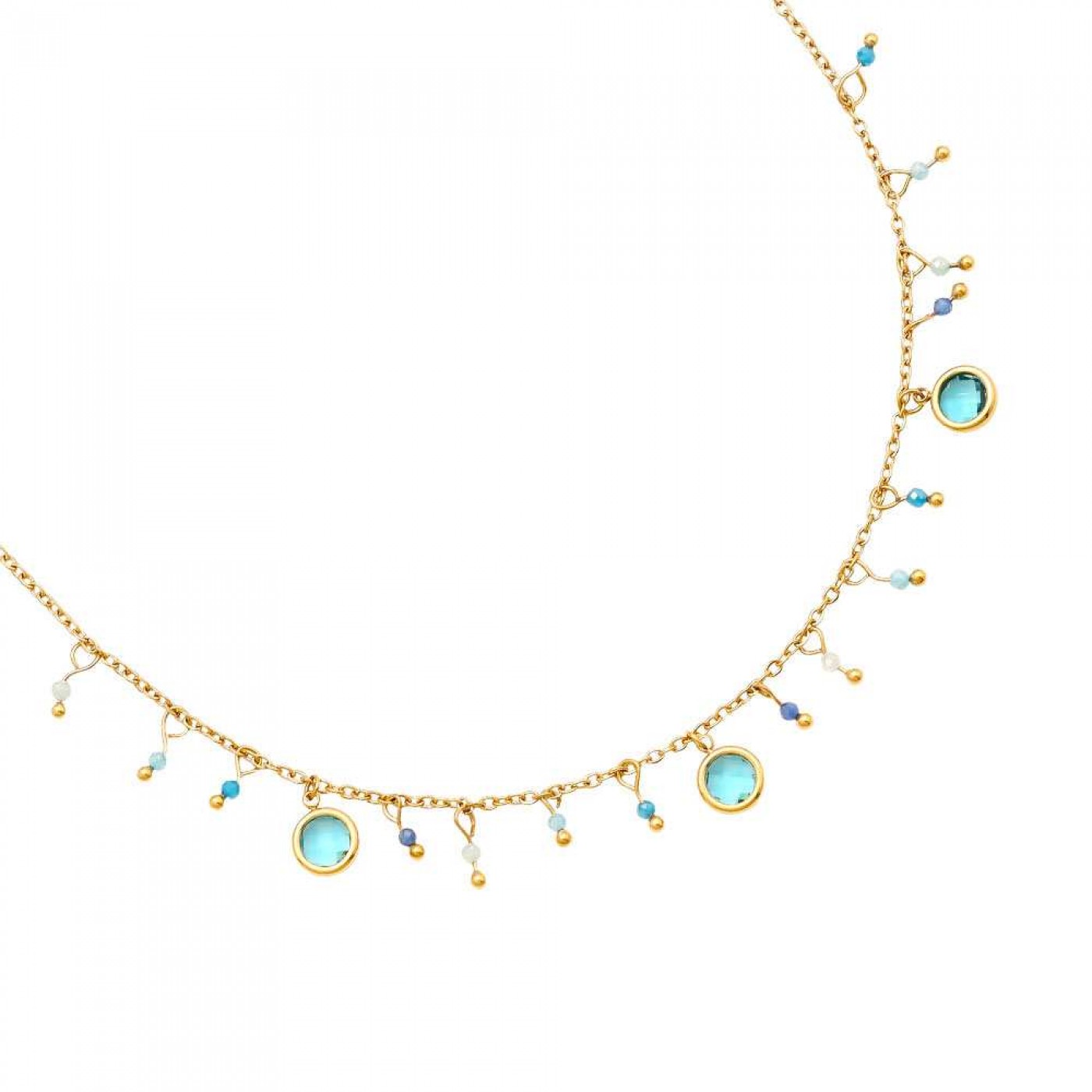 Stainless Steel Jewelry: Necklace with Crystals — Necklaces from Toolittle — additional view 2