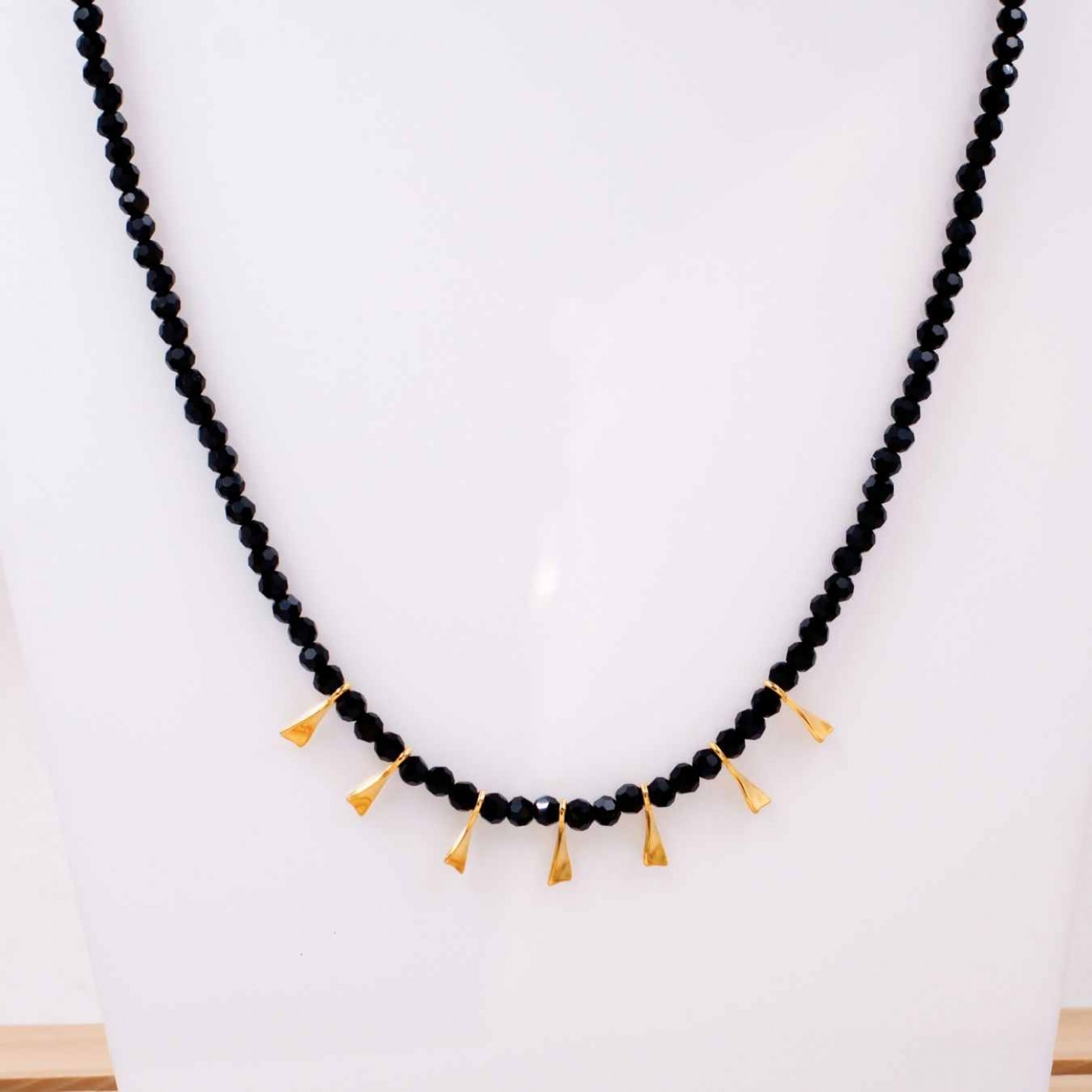 Crystal Jewelry: Handmade Necklace with Gold-plated Parts — Necklaces from Toolittle — additional view 4