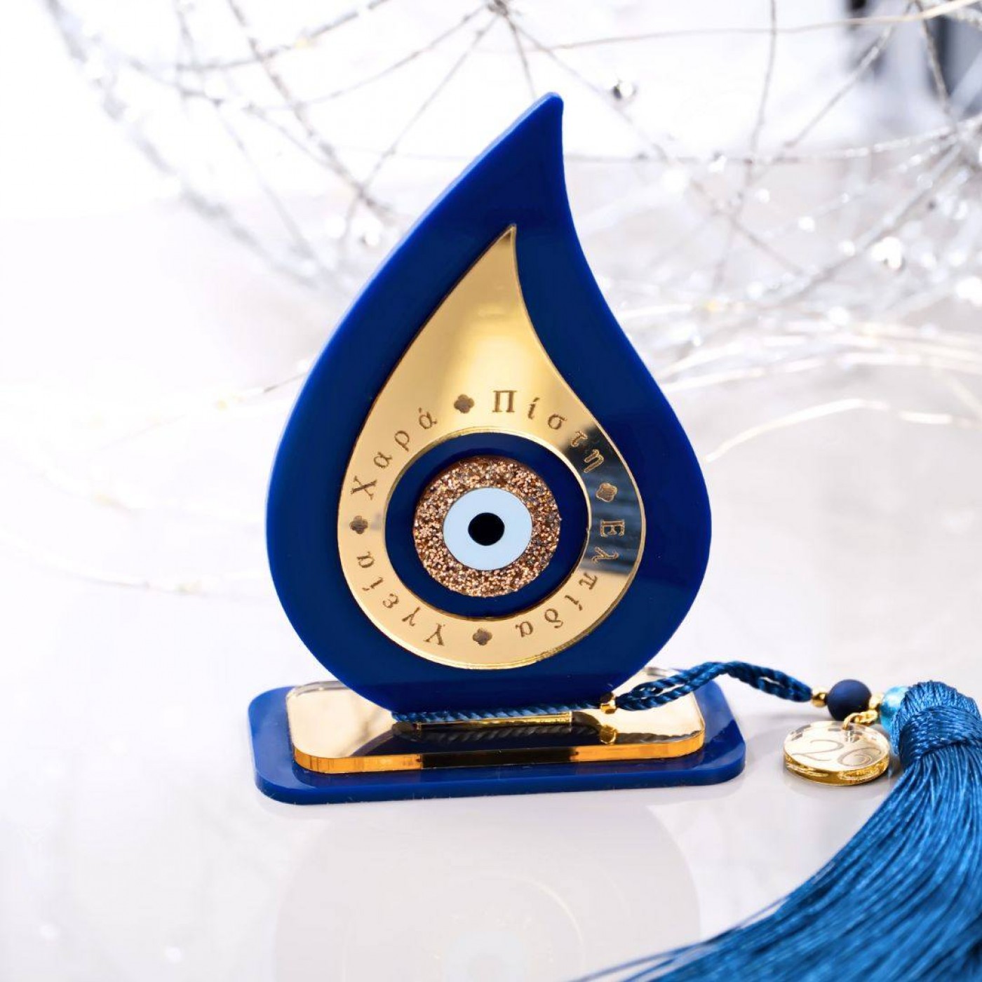 Tabletop 2026 Lucky Charm: Teardrop with Eye & Tassel — Pendants & charms from Toolittle — additional view 2