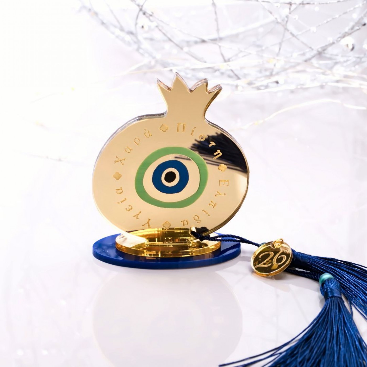 Tabletop 2026 Lucky Charm: Pomegranate with Eye — Pendants & charms from Toolittle — additional view 3