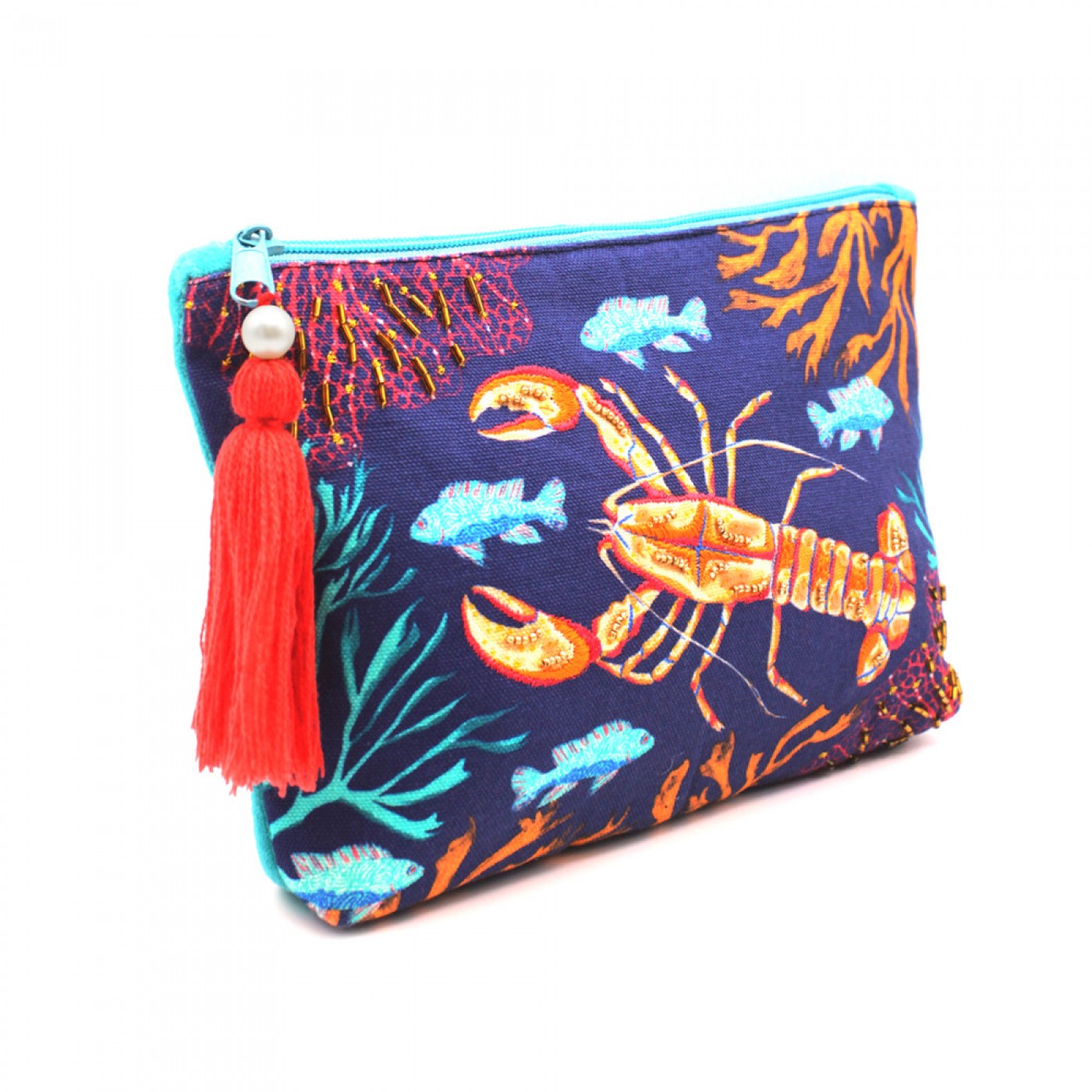 Coral Lobster Make-up Bag — Bags & purses from Toolittle — additional view 6