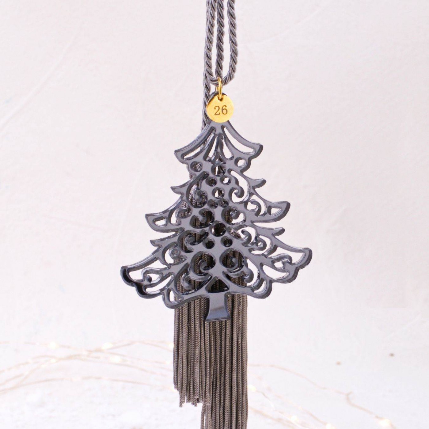 Handmade 2026 Lucky Charm – Plexiglass Christmas Tree — Pendants & charms from Toolittle — additional view 2