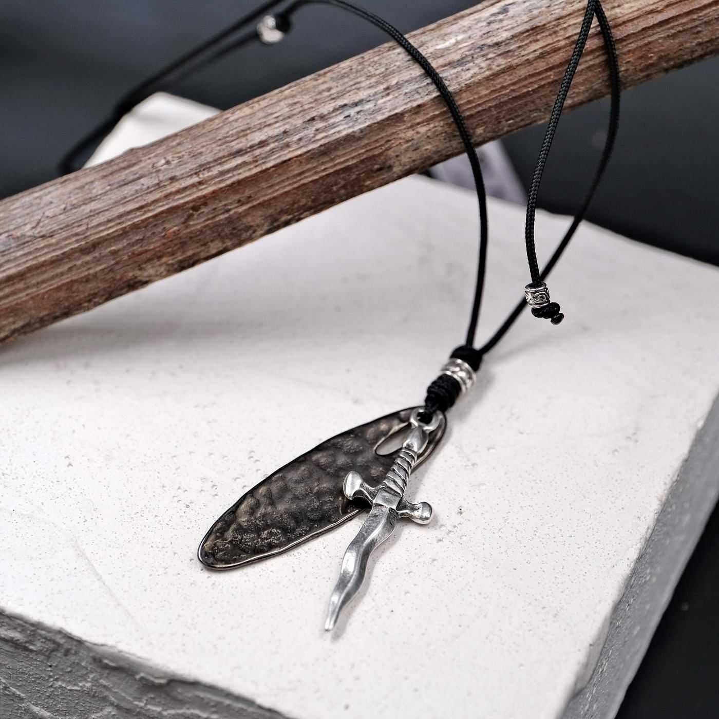 Men's necklace Sword
