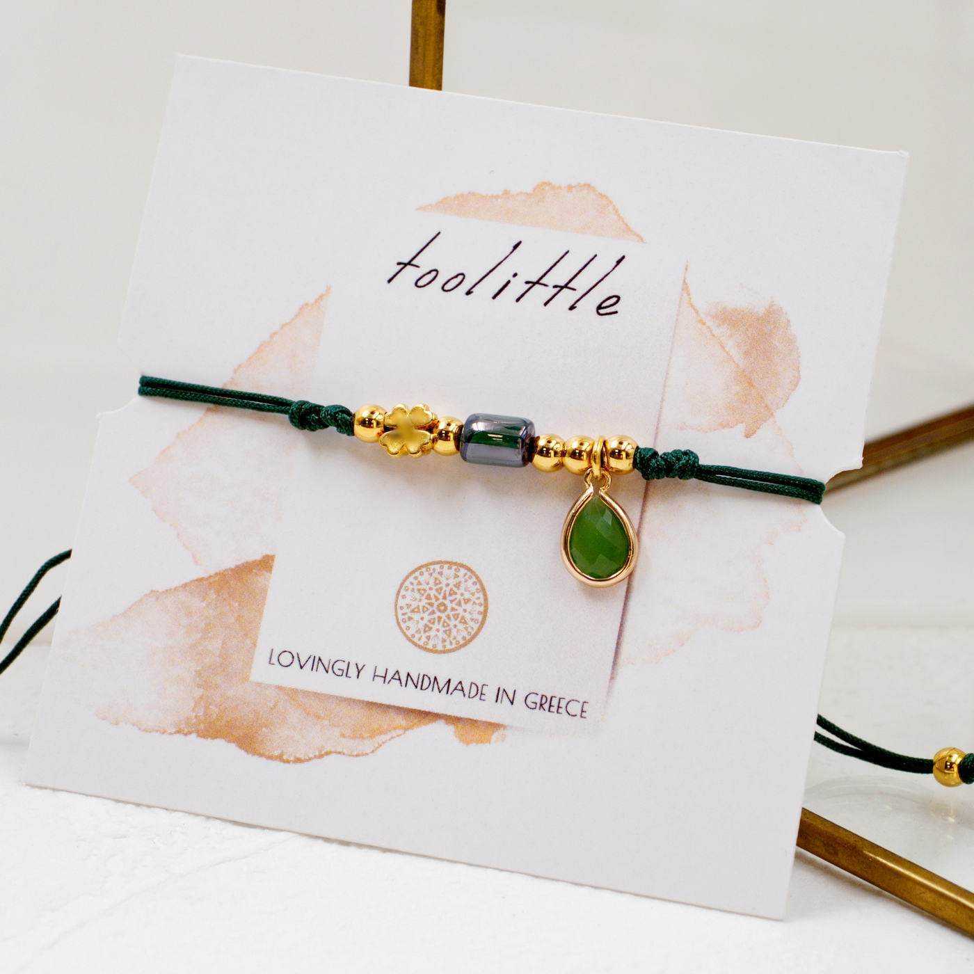 Green Cord Makrame Bracelet — Bracelets from Toolittle — additional view 4