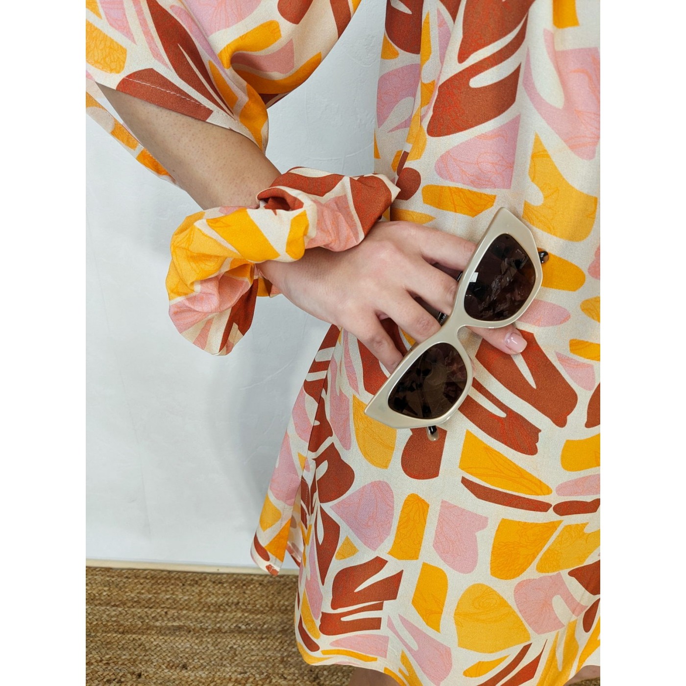 KOKKOSAMMOU Short caftan Naxos — Dresses from Toolittle — additional view 3