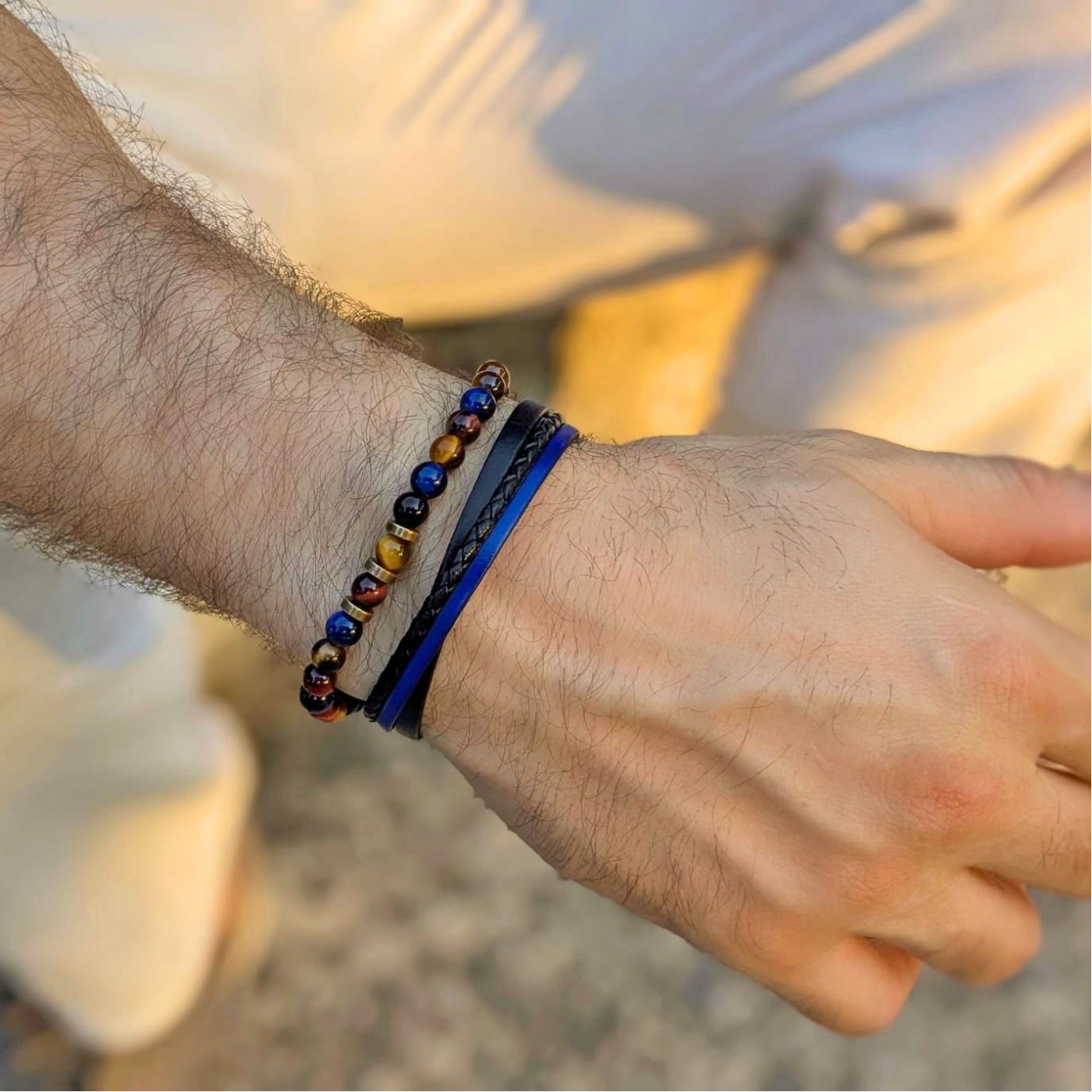 Stone Age Bracelet for Men — Bracelets from Toolittle — additional view 4