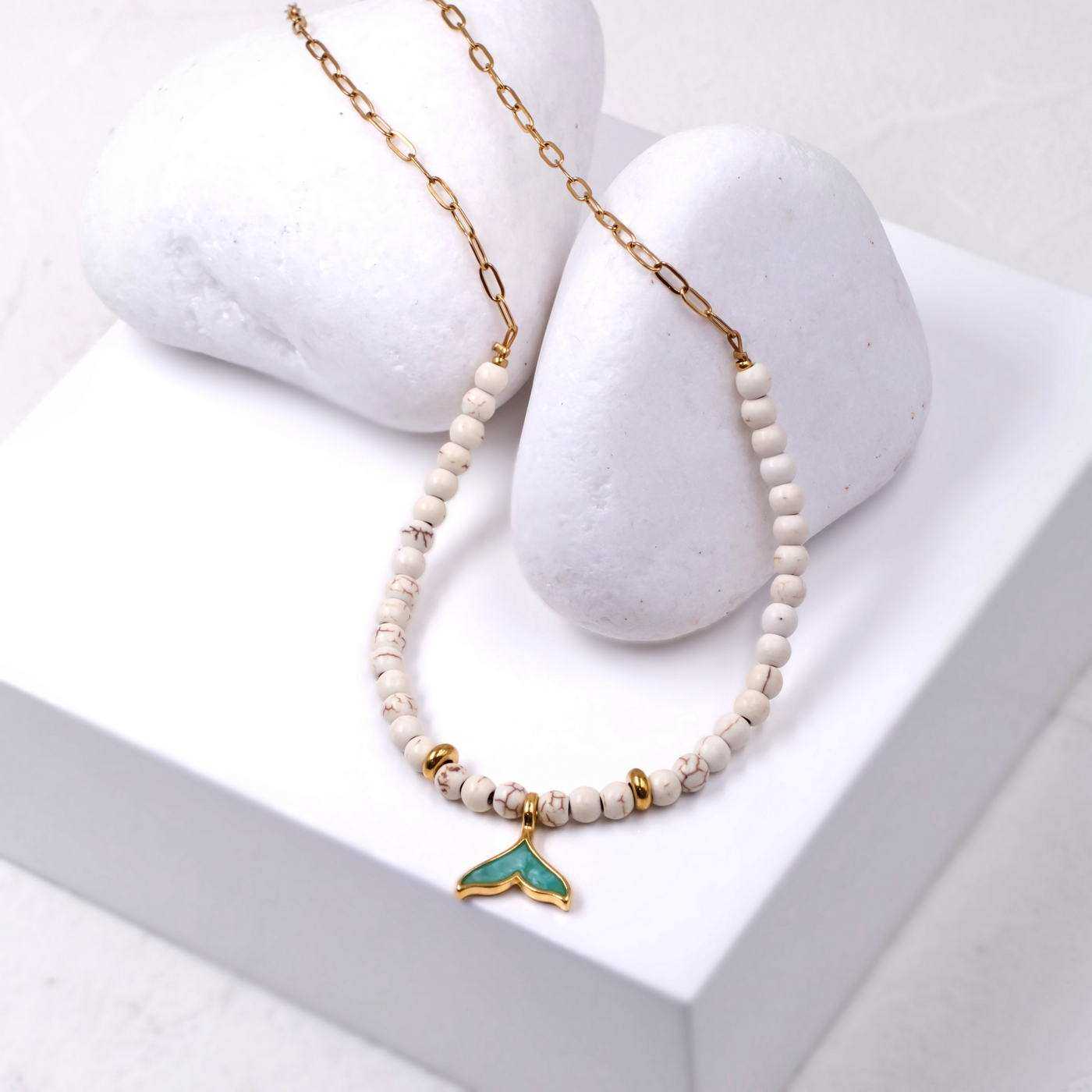 Fish Tail Short Necklace — Necklaces from Toolittle — additional view 3