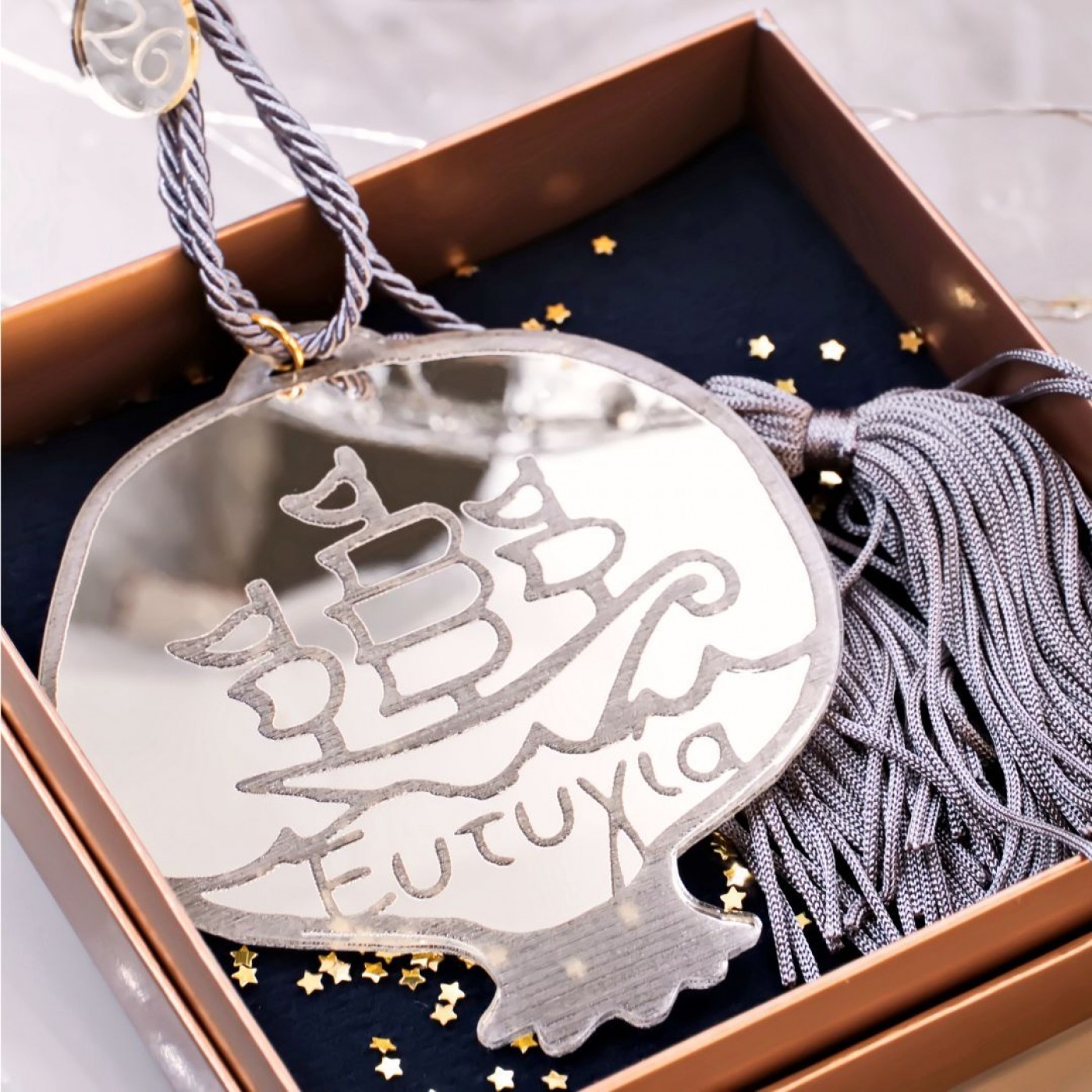 2026 Silver Lucky Charm - Pomegranate in a Gift Box — Pendants & charms from Toolittle — additional view 3
