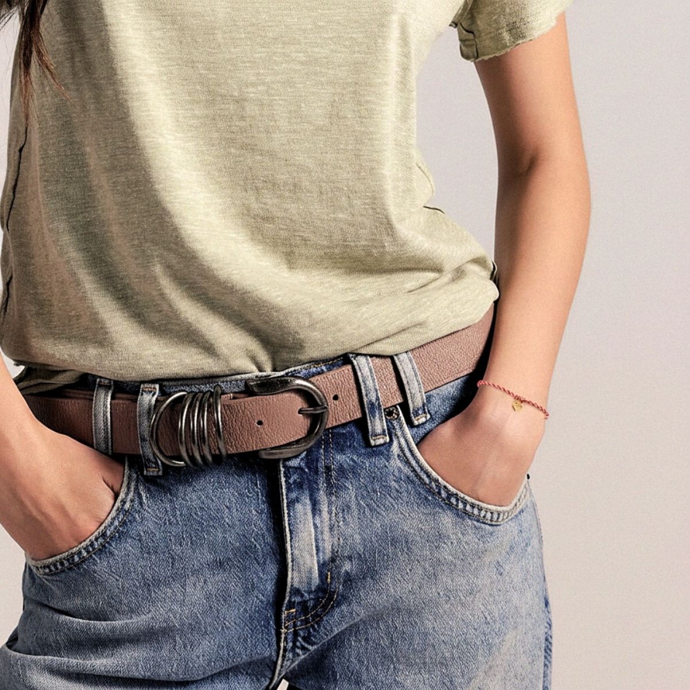 Women’s Martaki Bracelet | Outline Heart Charm — Bracelets from Toolittle — additional view 2