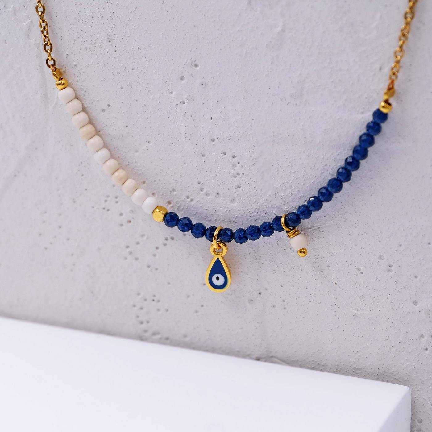 Necklace with crystals and enamel — Necklaces from Toolittle — additional view 3