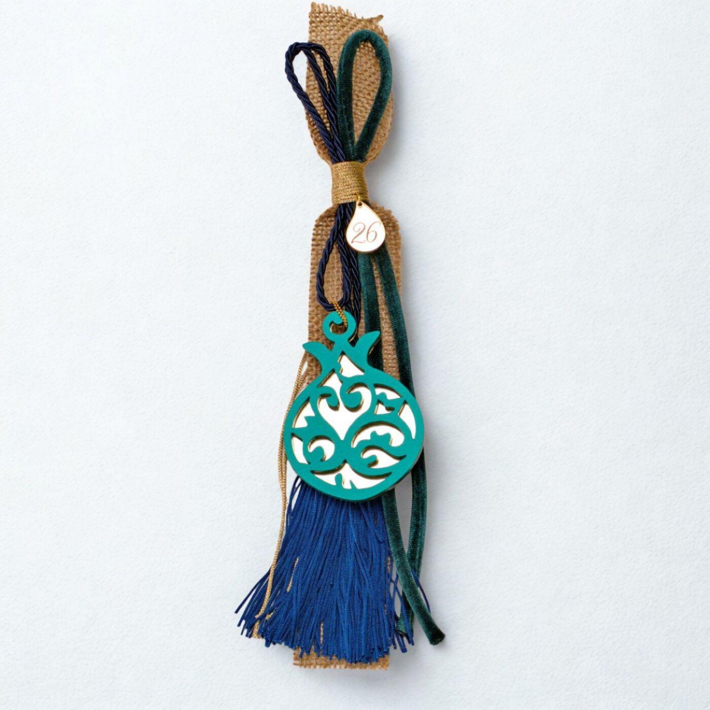 Handmade 2026 Lucky Pomegranate – A Modern Greek Symbol of Good Fortune — Pendants & charms from Toolittle — additional view 3