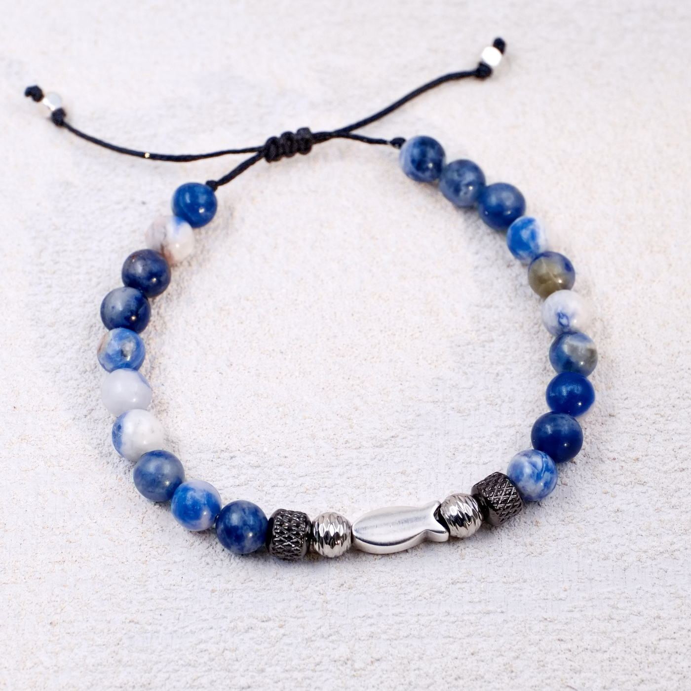 Men's Bracelet with Metal Fish — Bracelets from Toolittle — additional view 3