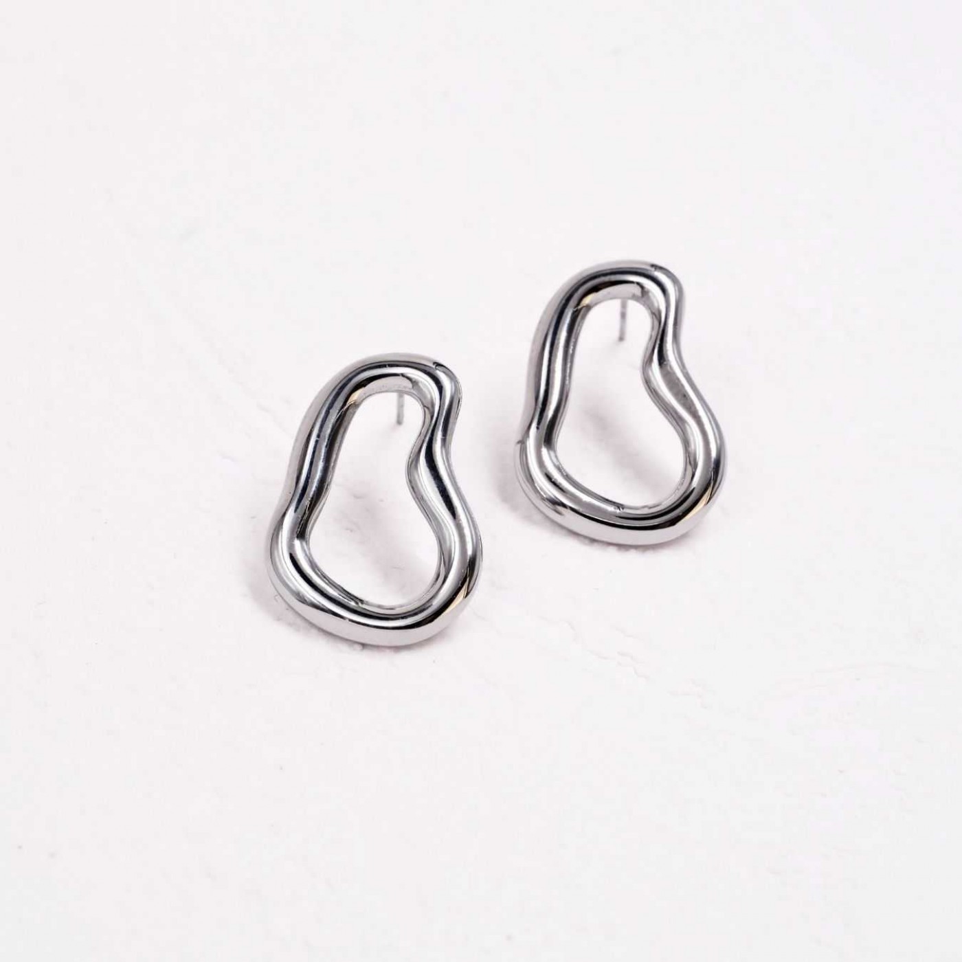 Stainless Steel Earrings | Timeless Elegance — Earrings from Toolittle — additional view 3